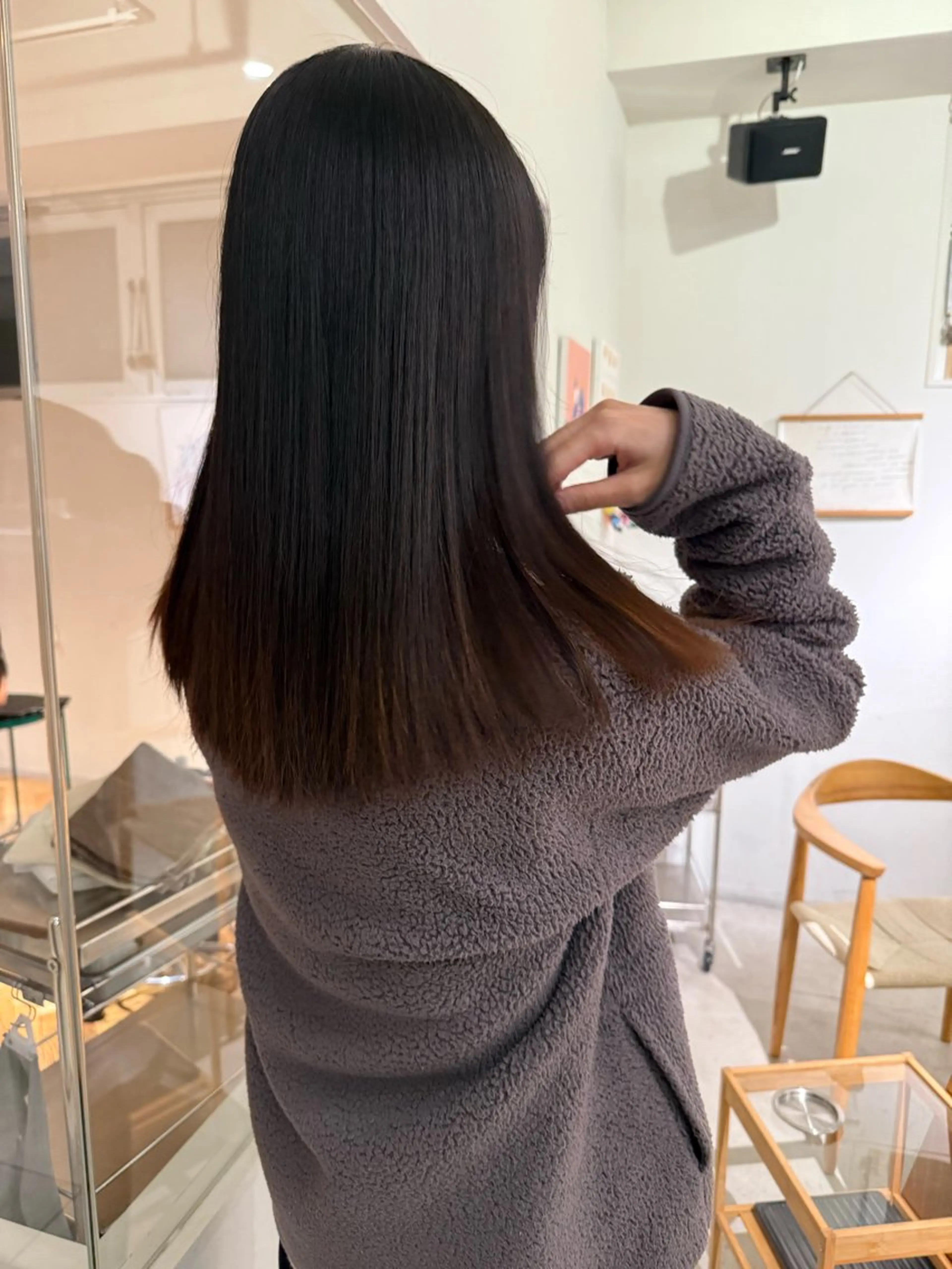 ロング 酸性ストレート 南部 綾音のヘアスタイル