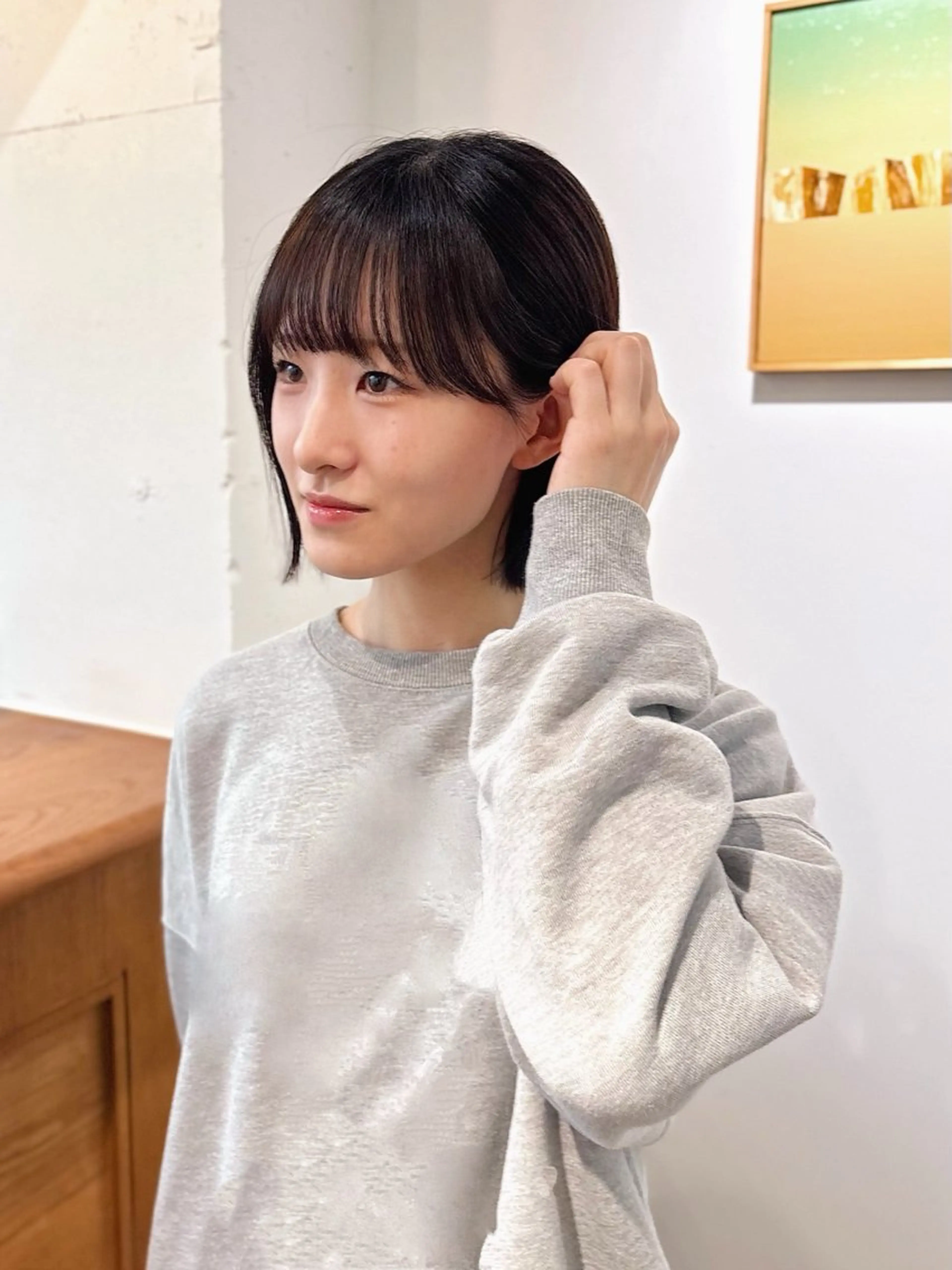 ミディアム カット トリートメント ENIEN MAKE’S 立川所属・ミカ💫レイヤー/ メンズ/透明感カラーのヘアスタイル