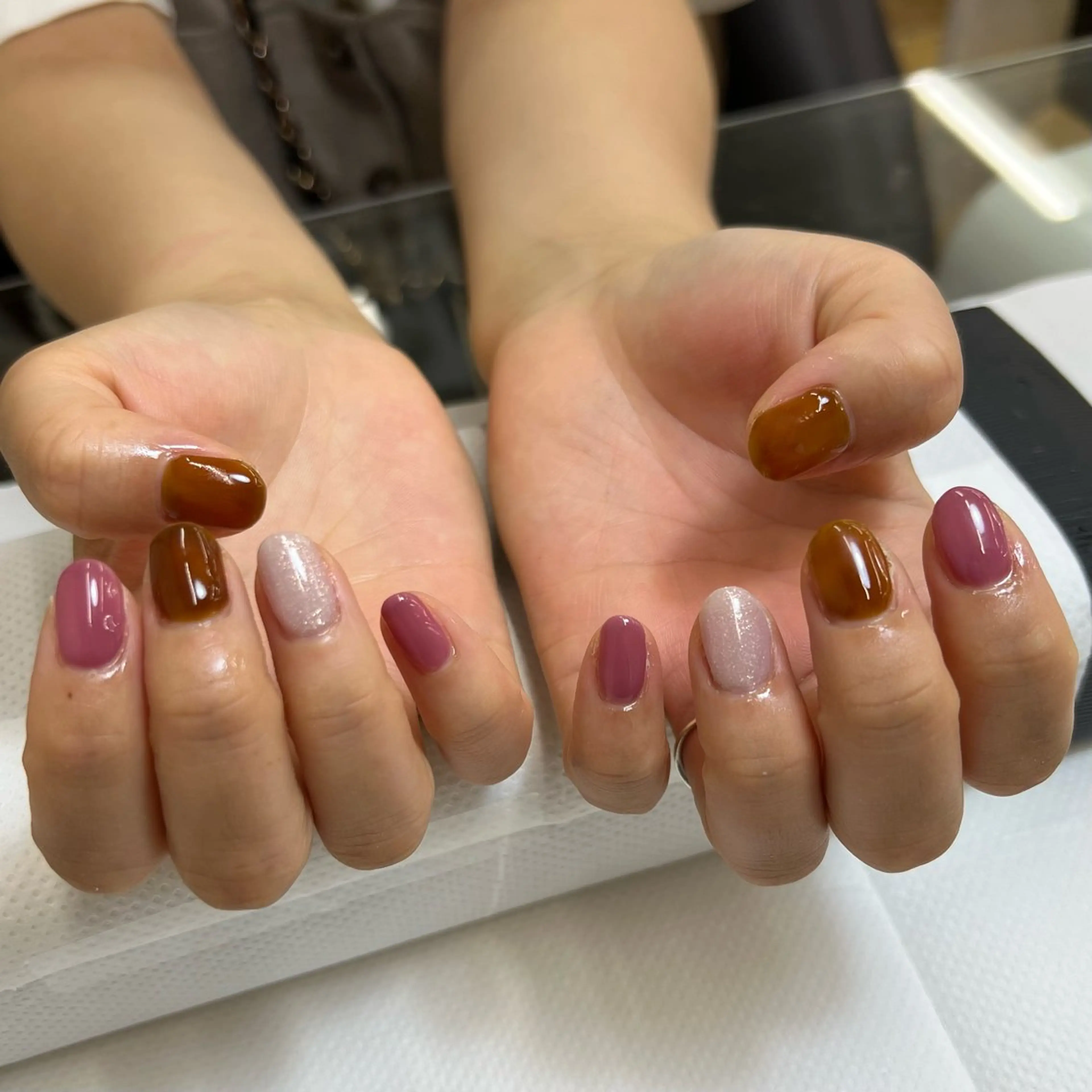 ネイル ワンカラーネイル ハンドネイル Nishimura Amiのネイルデザイン