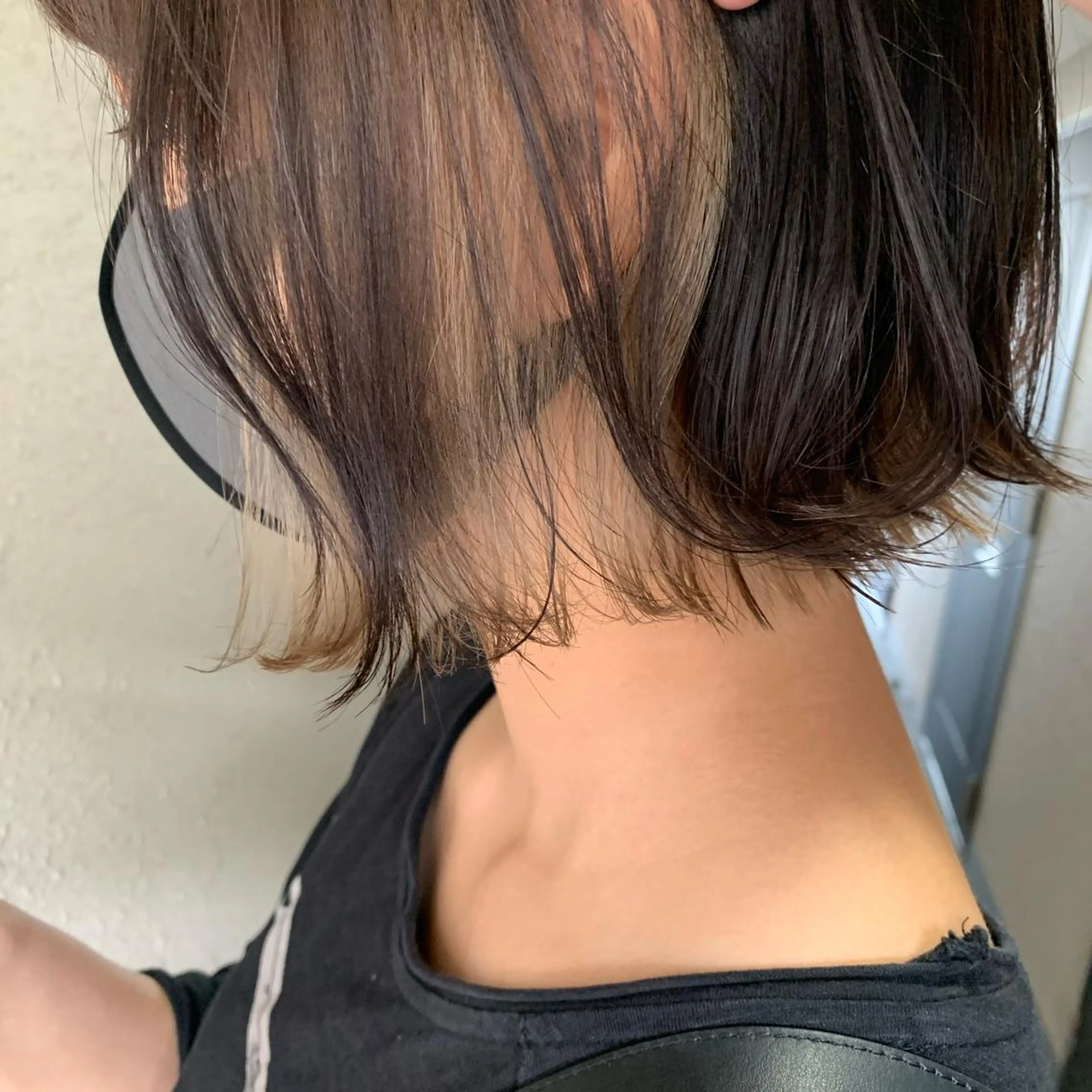 ショート カラー インナーカラー ボブ chouette/ 根本優希のヘアスタイル