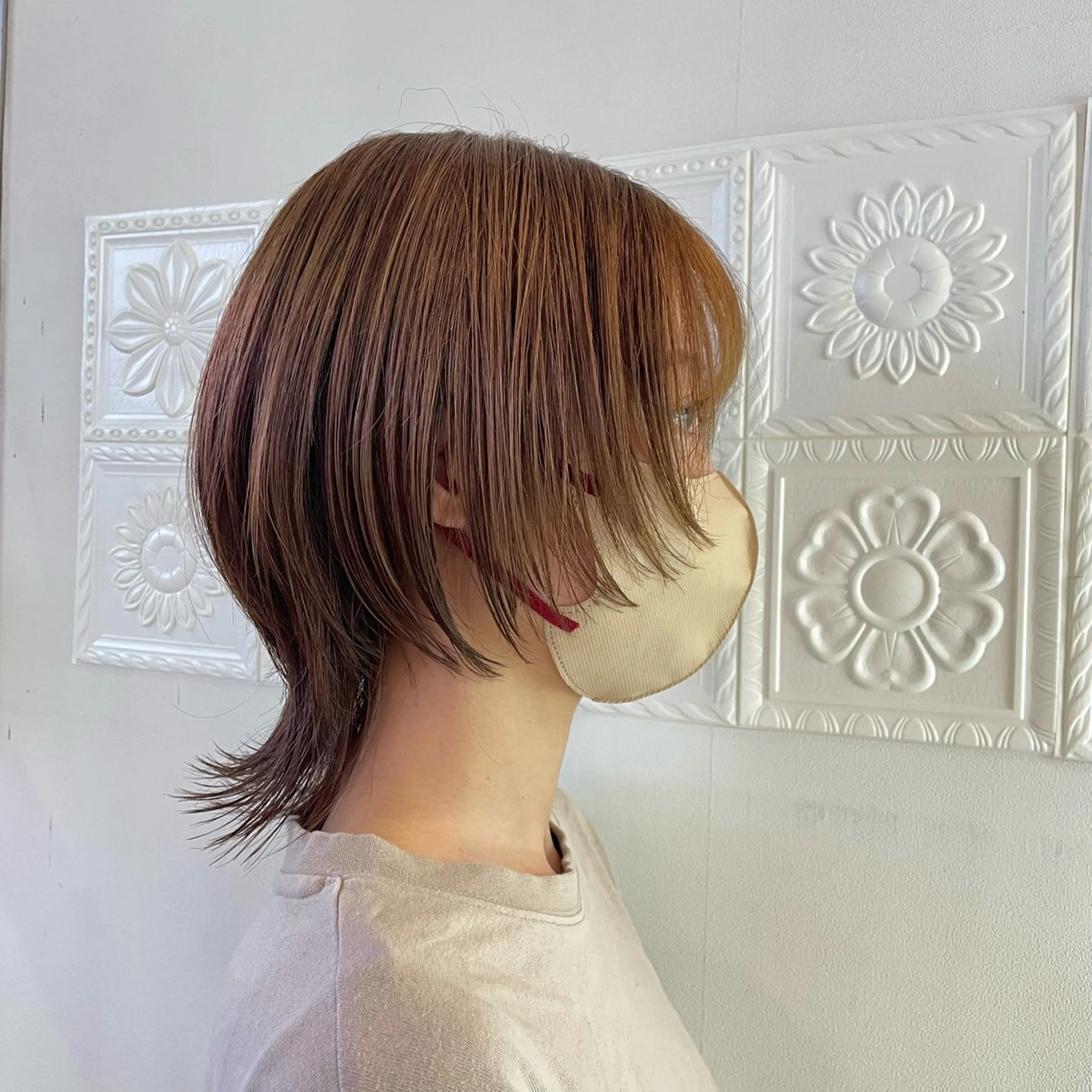 ミディアム カット フィズヘア豊栄店所属・フィズヘア豊栄店 渡邊 亮子のヘアスタイル