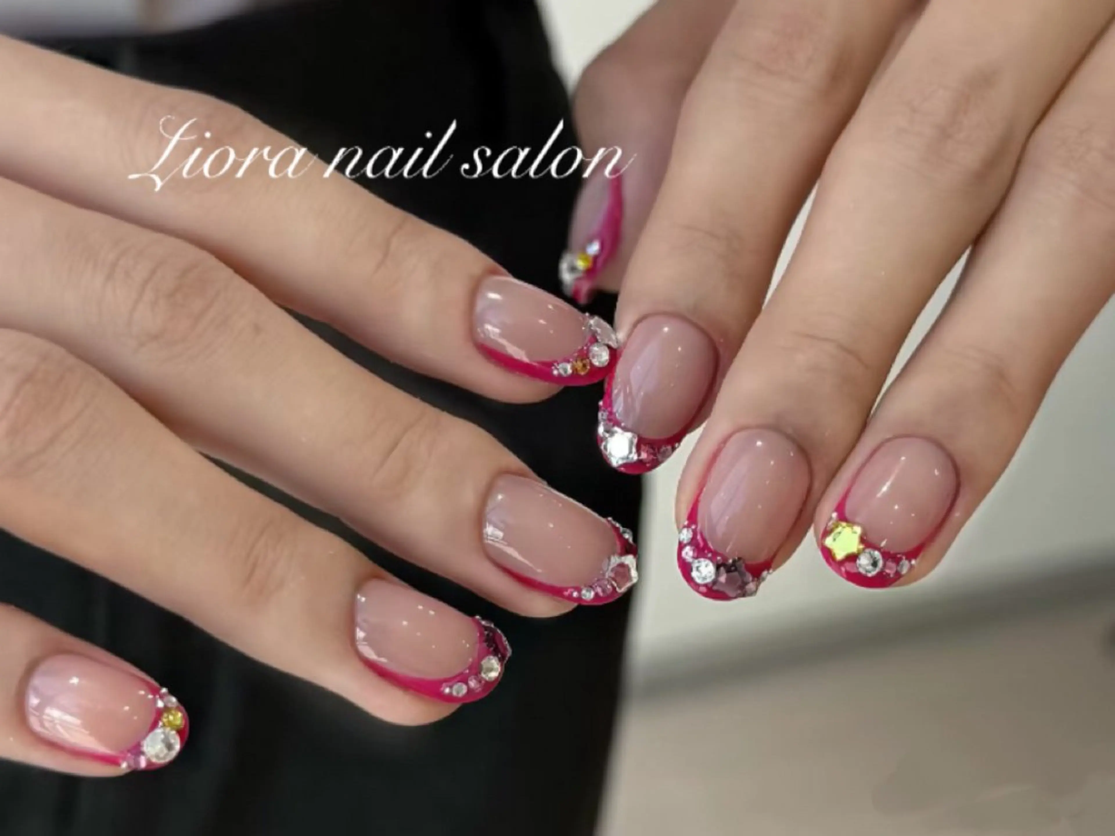 ネイル チークネイル フットネイル フレンチネイル ジェルネイル ガーリー ハンドネイル Liora ネイルサロン所属・Liora nail salonのネイルデザイン