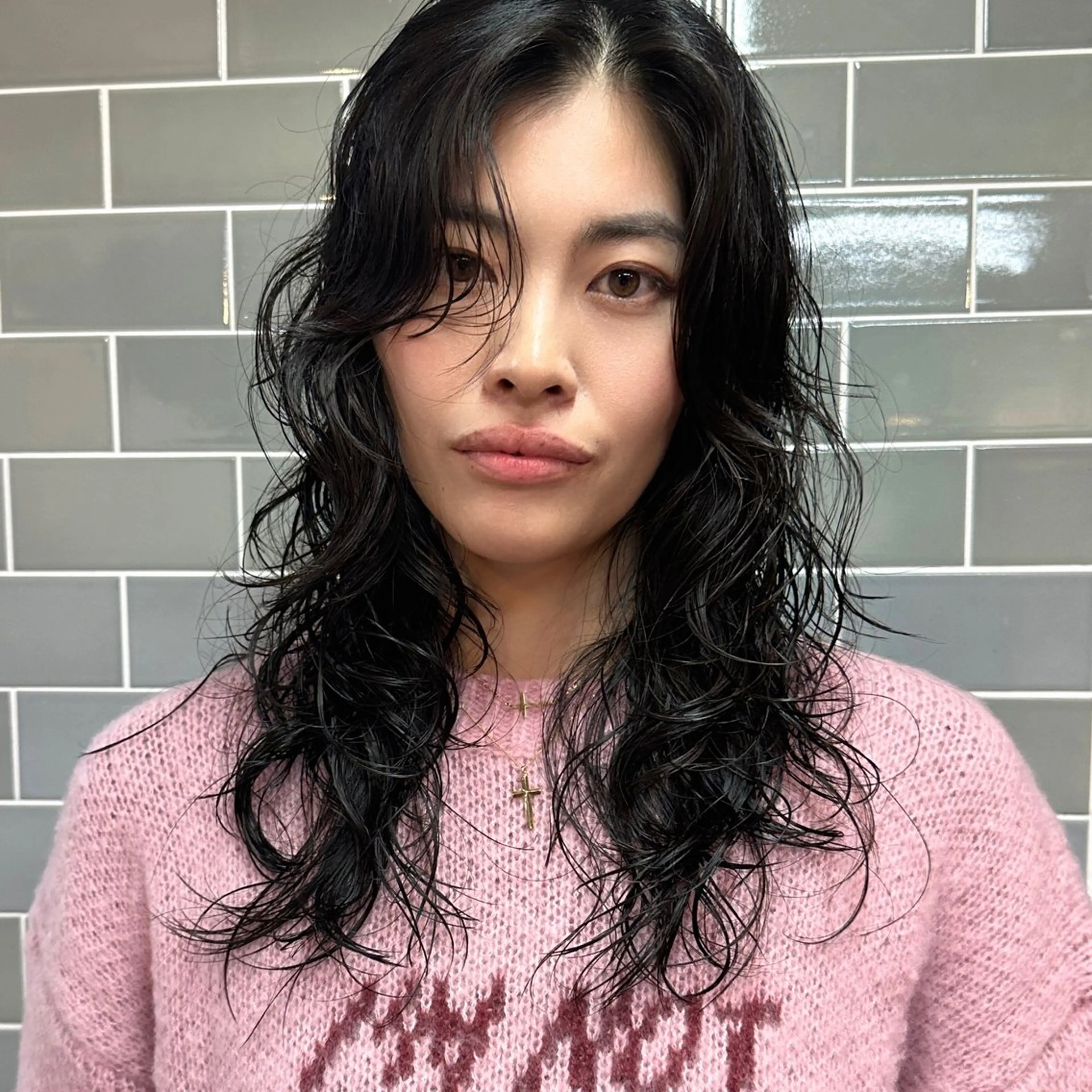 ロング パーマ レイヤーカット FBeauty 青山店所属・パーマ特化美容師 表参道のヘアスタイル