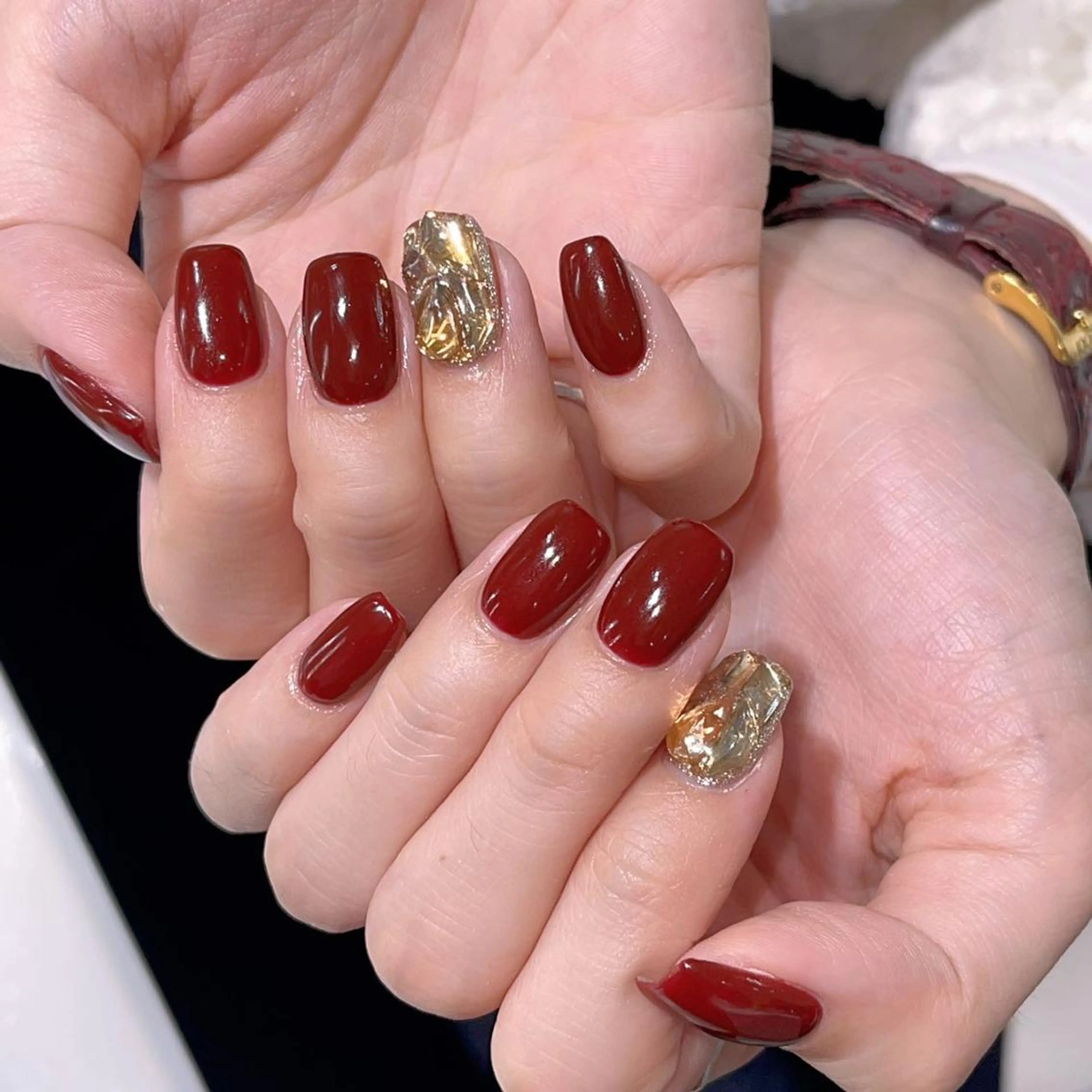 ネイル シンプルネイル Queens テイのネイルデザイン
