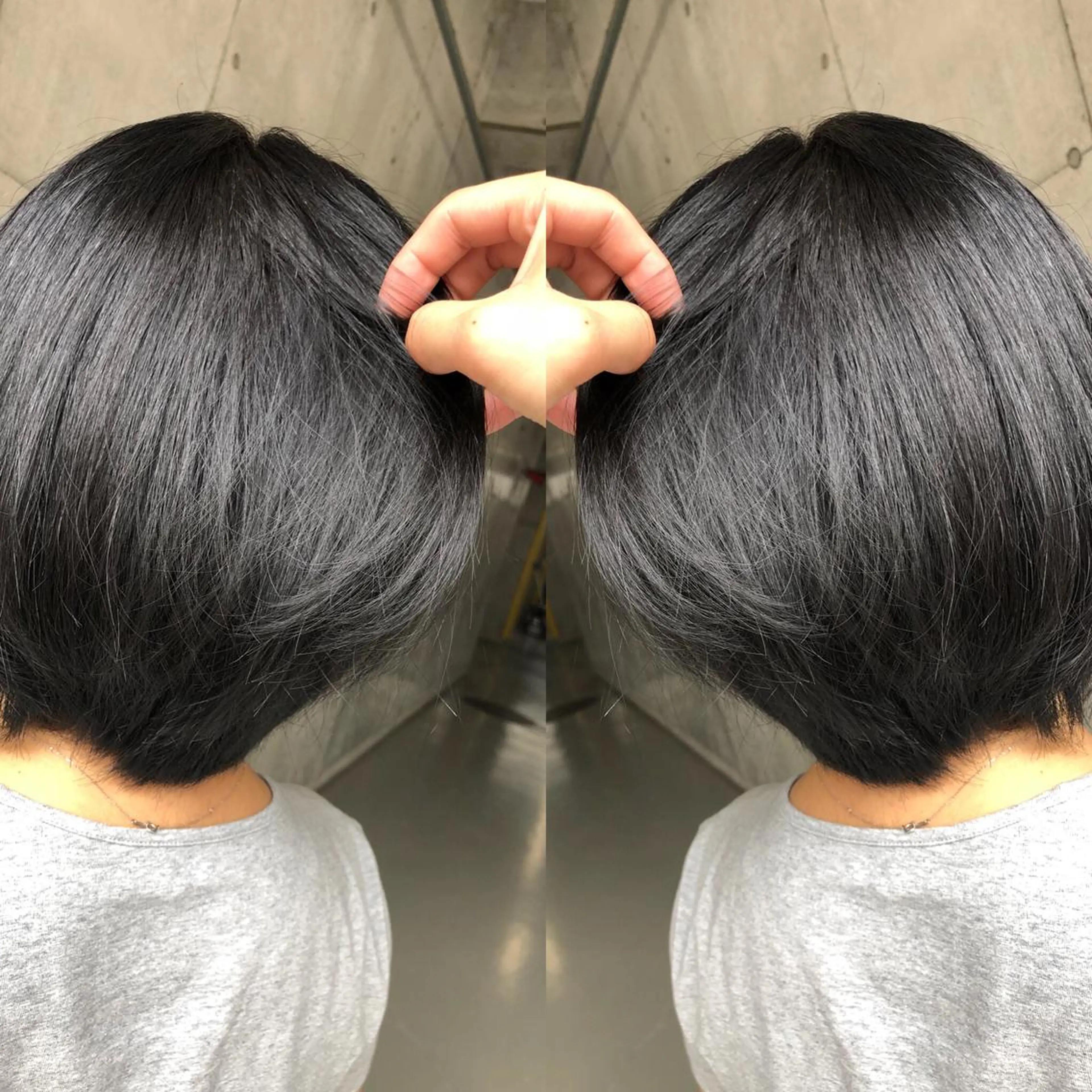 ショート カラー ブリーチ ブリーチなしカラー 立川、北口.ans 黒木 和大のヘアスタイル