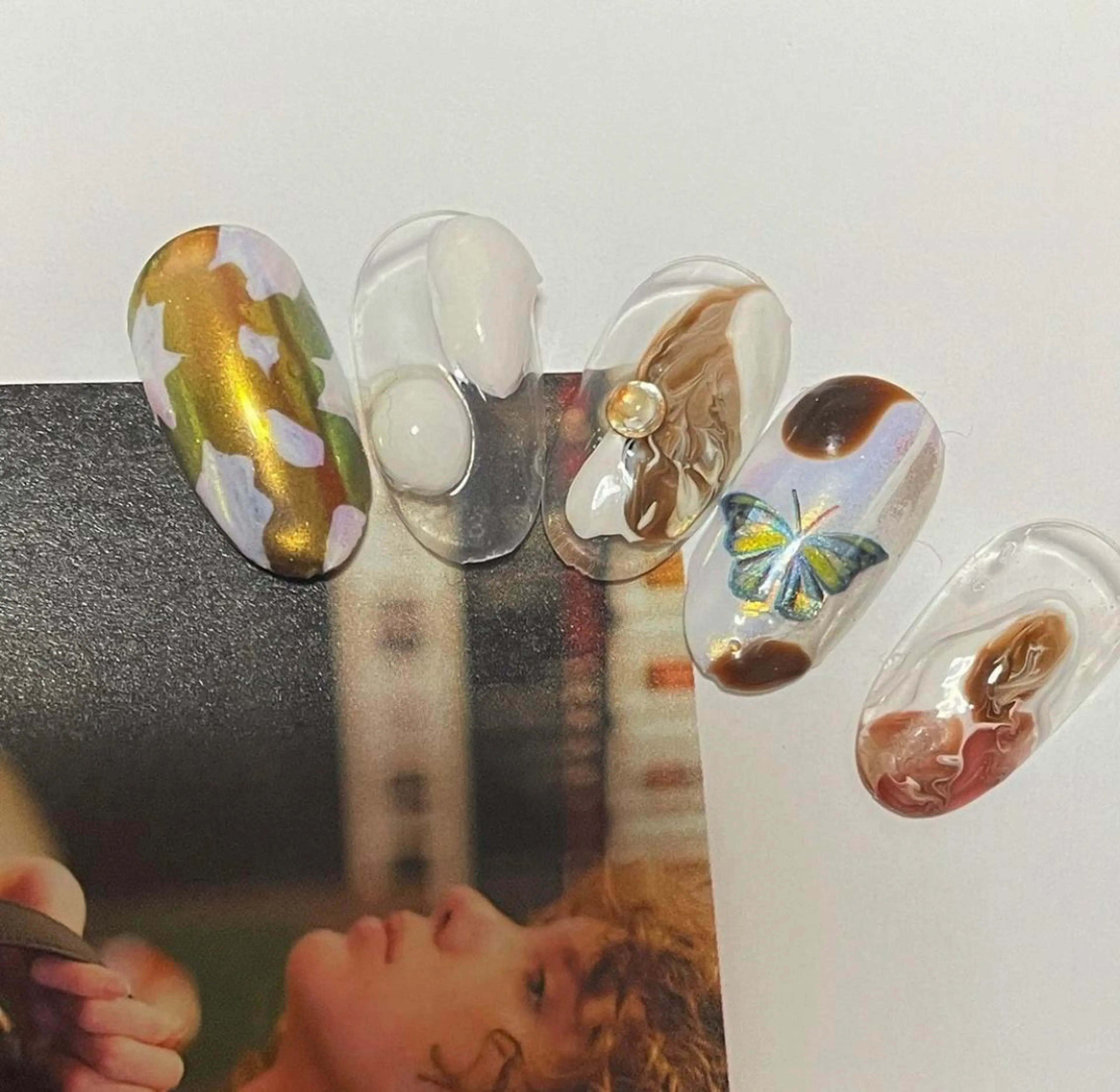 ネイル 栗田 ゆう子のネイルデザイン