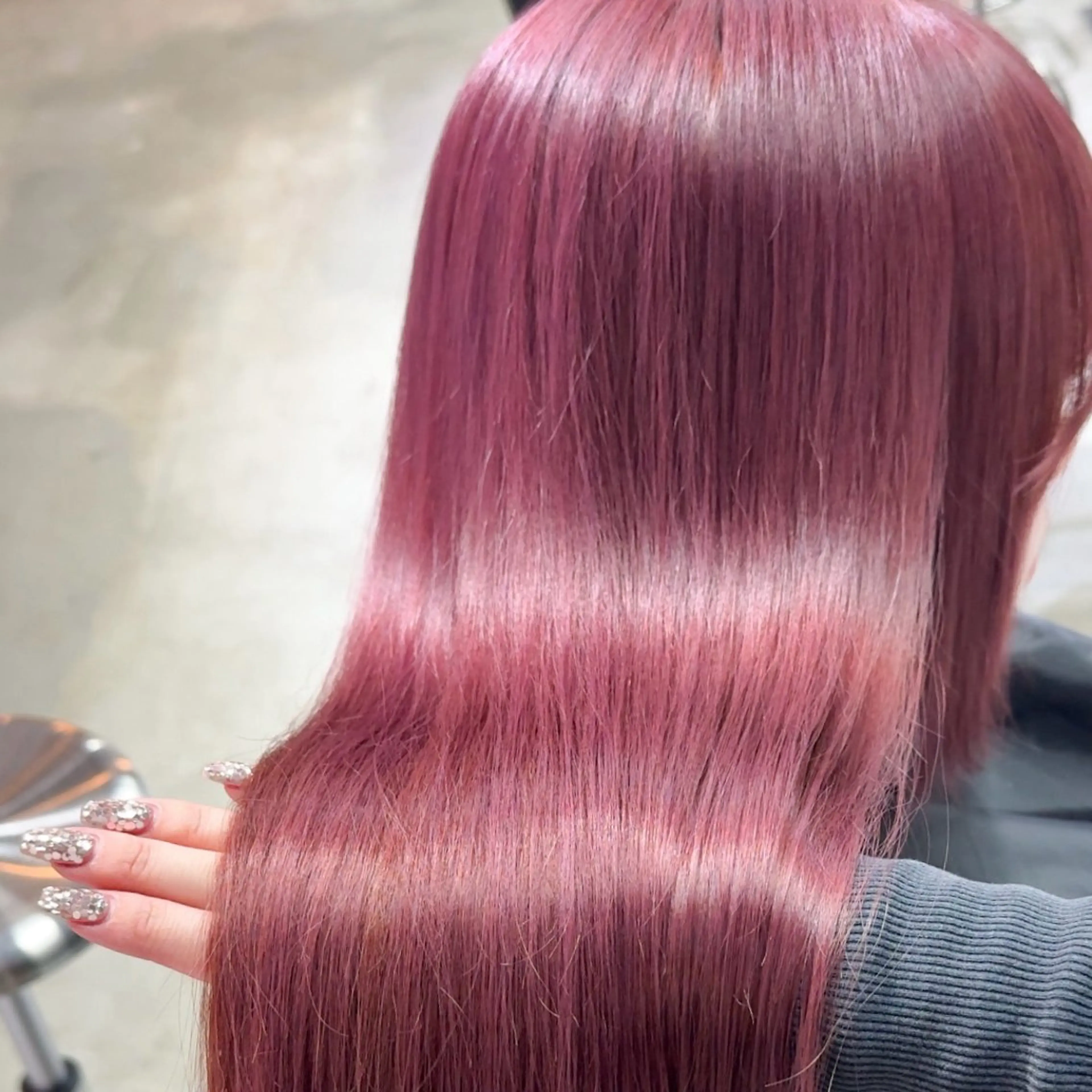 ロング カラー ラベンダーカラー ピンクカラー ピンクラベンダー 髪質改善 カット ヘアカラー 暖色/ミルクティー /レイヤー/マリア♡のヘアスタイル