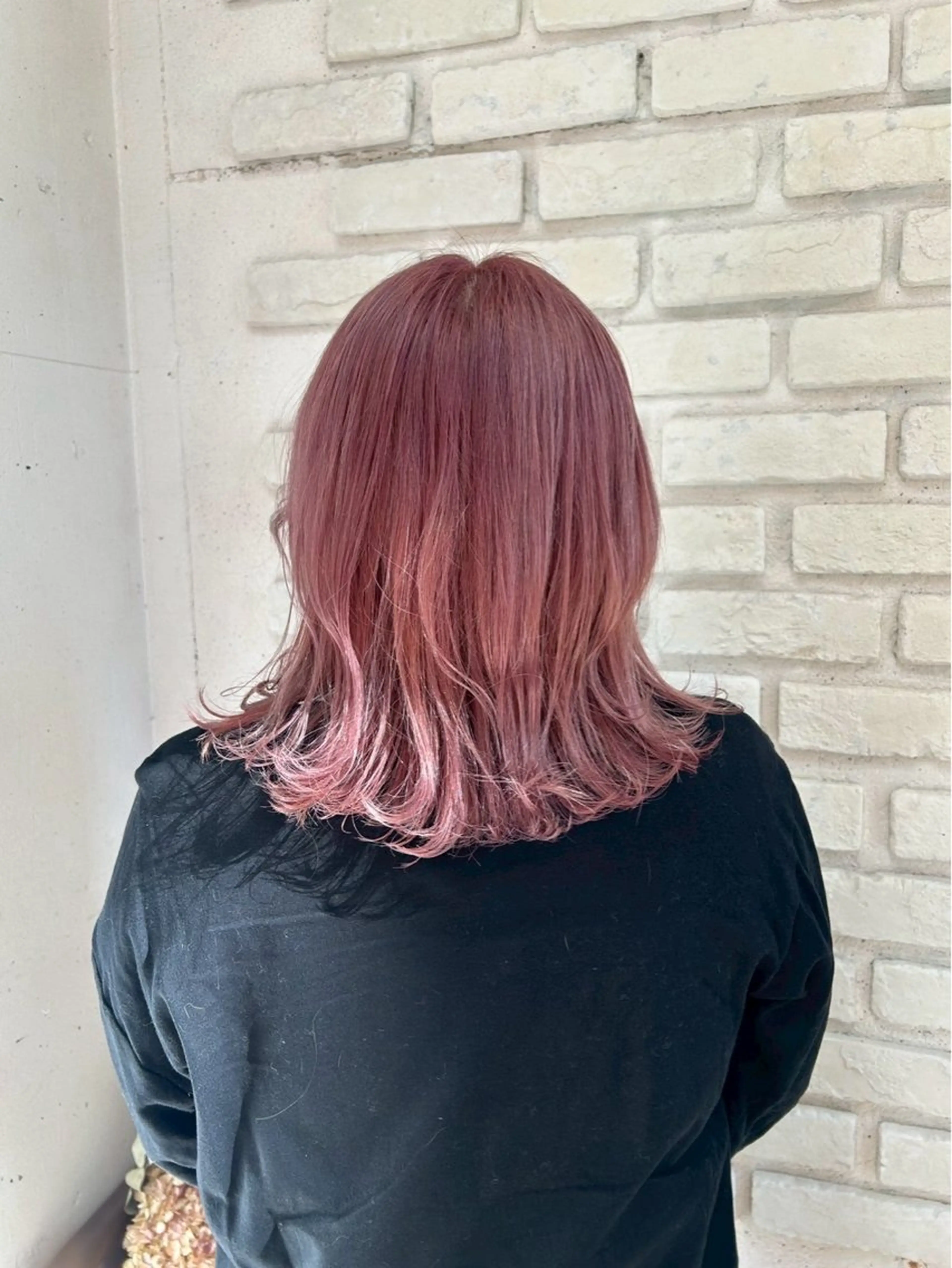 ミディアム ヘアカラー 💖ブリーチカラー mahiro💖のヘアスタイル