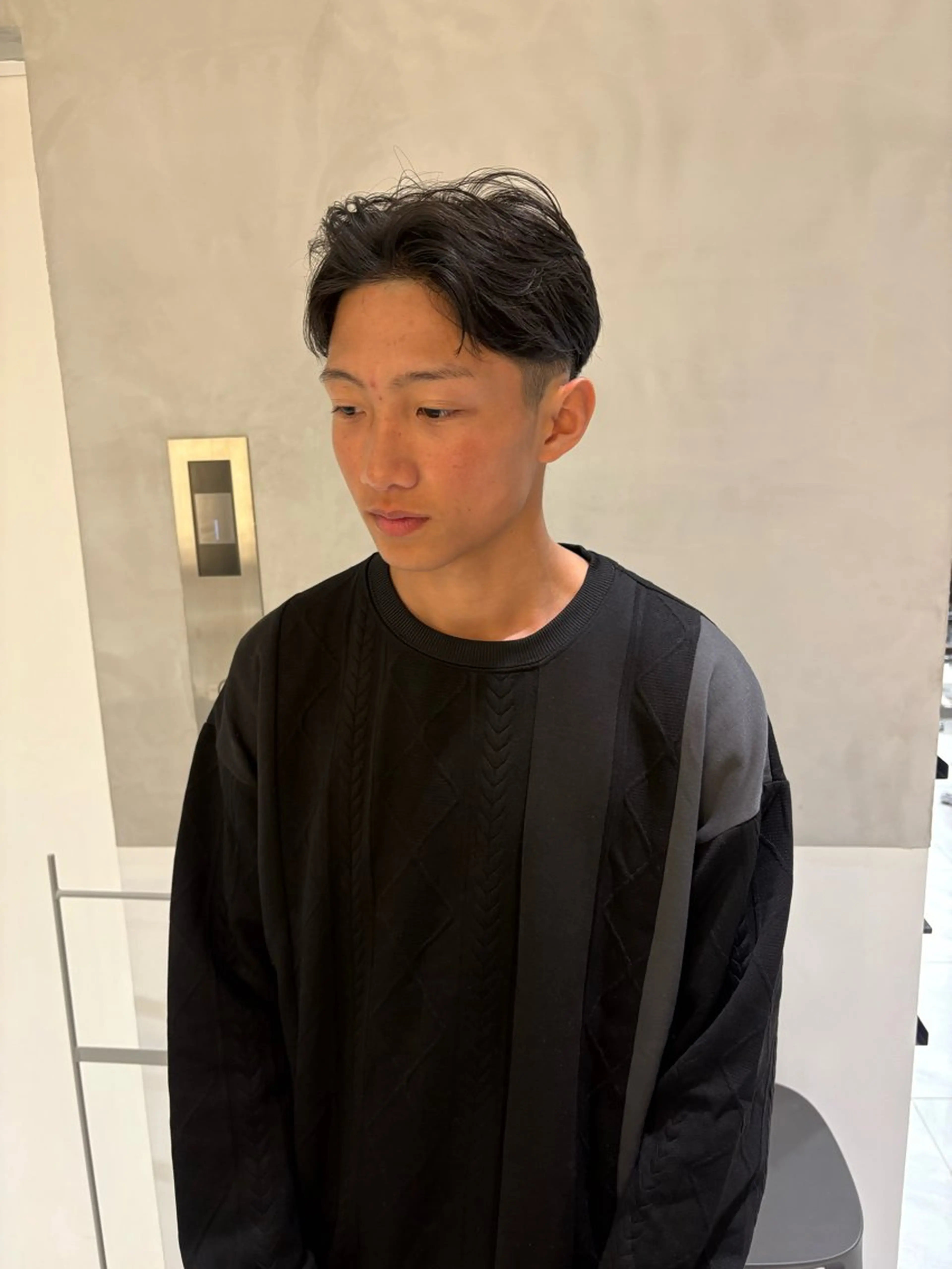 メンズ カット ヘアセット ショートカット/ パーマ🪼風香のヘアスタイル