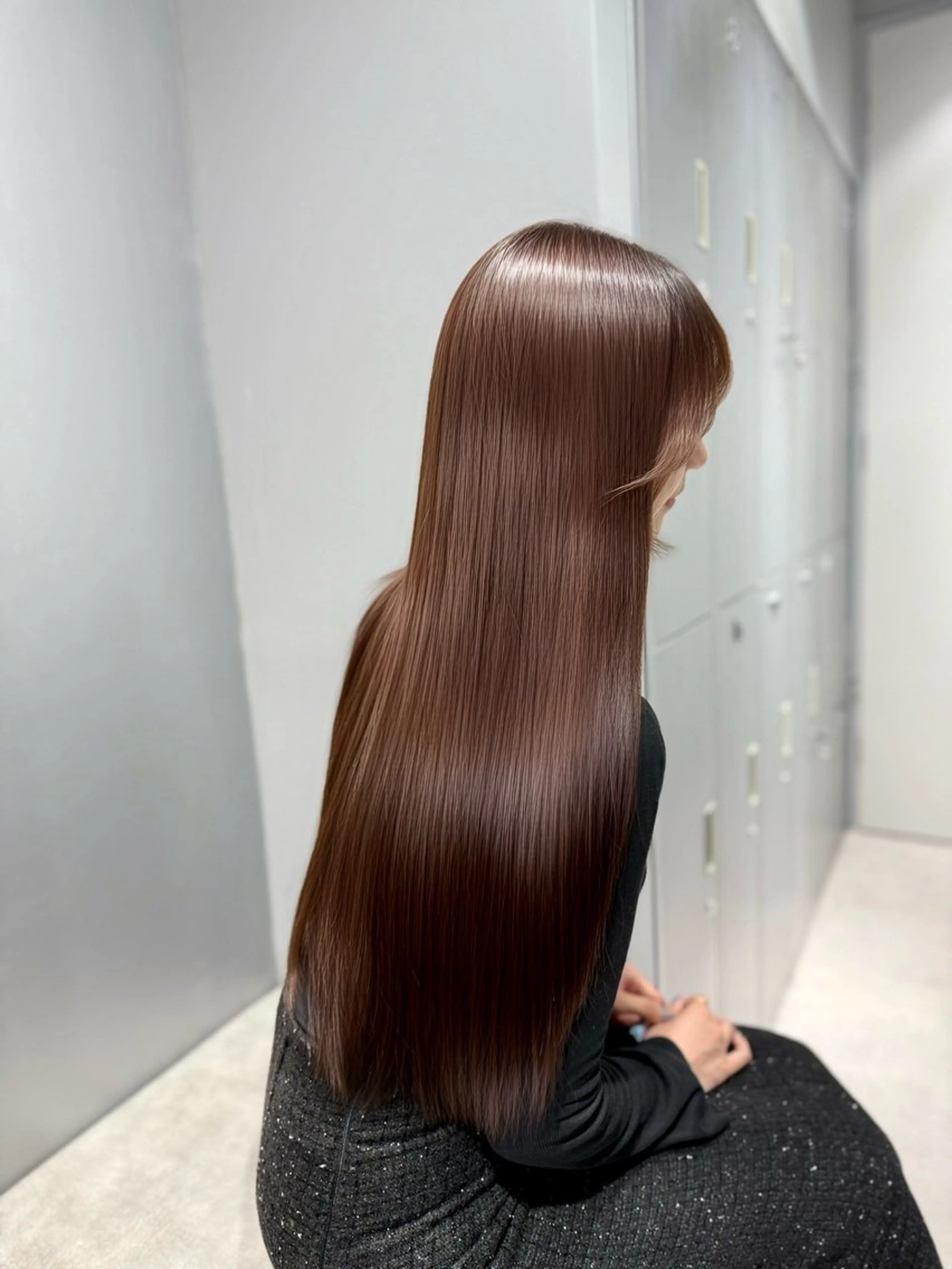 ロング カット 縮毛矯正 トリートメント 個室　髪質改善サロン　HANARE by youres hair 神楽坂 【はなれ】所属・神楽坂🌈髪質改善 縮毛矯正🦄松田のヘアスタイル