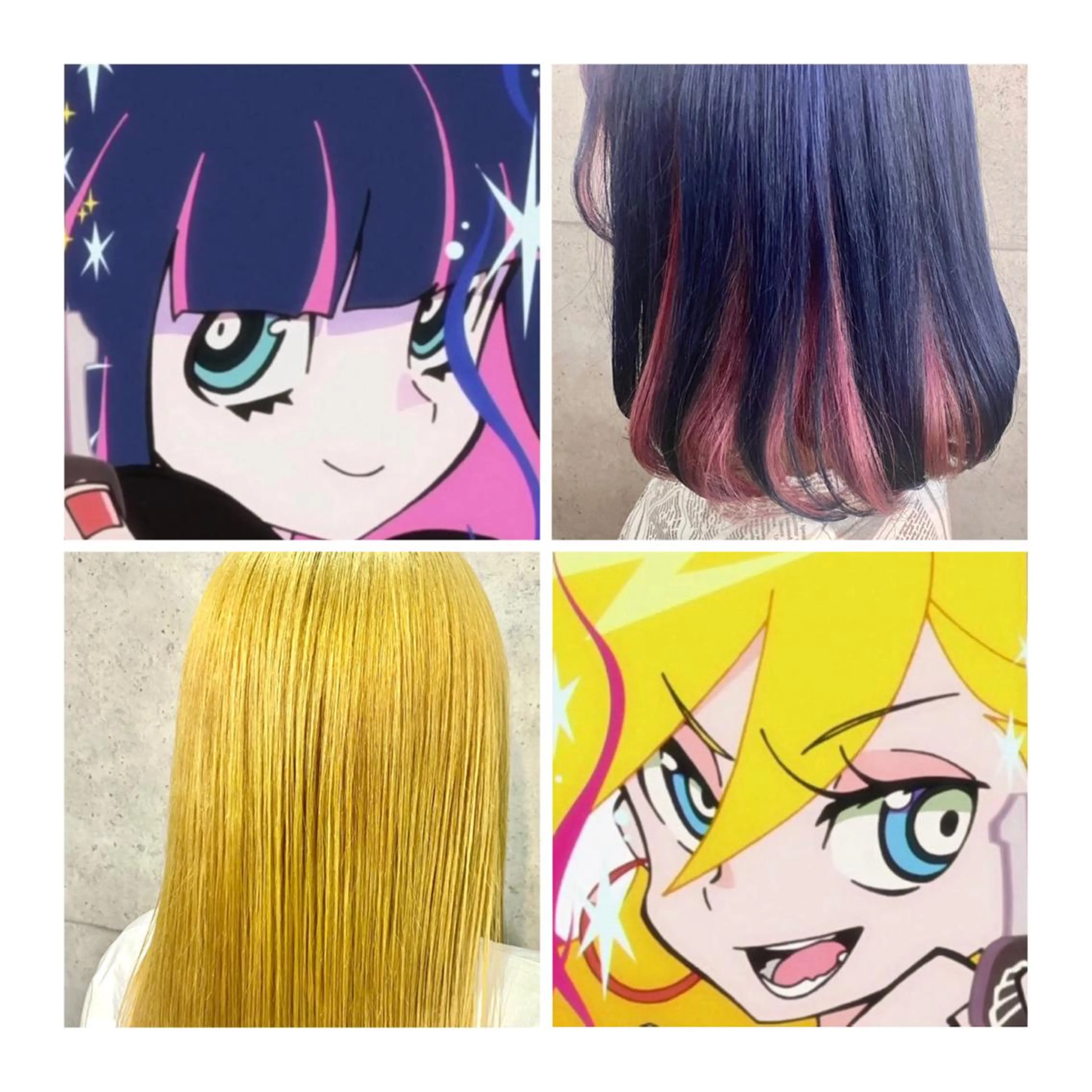 セミロング カラー GARU-ガル-所属・TSUNO🦖 派手髪/オタク美容師のヘアスタイル