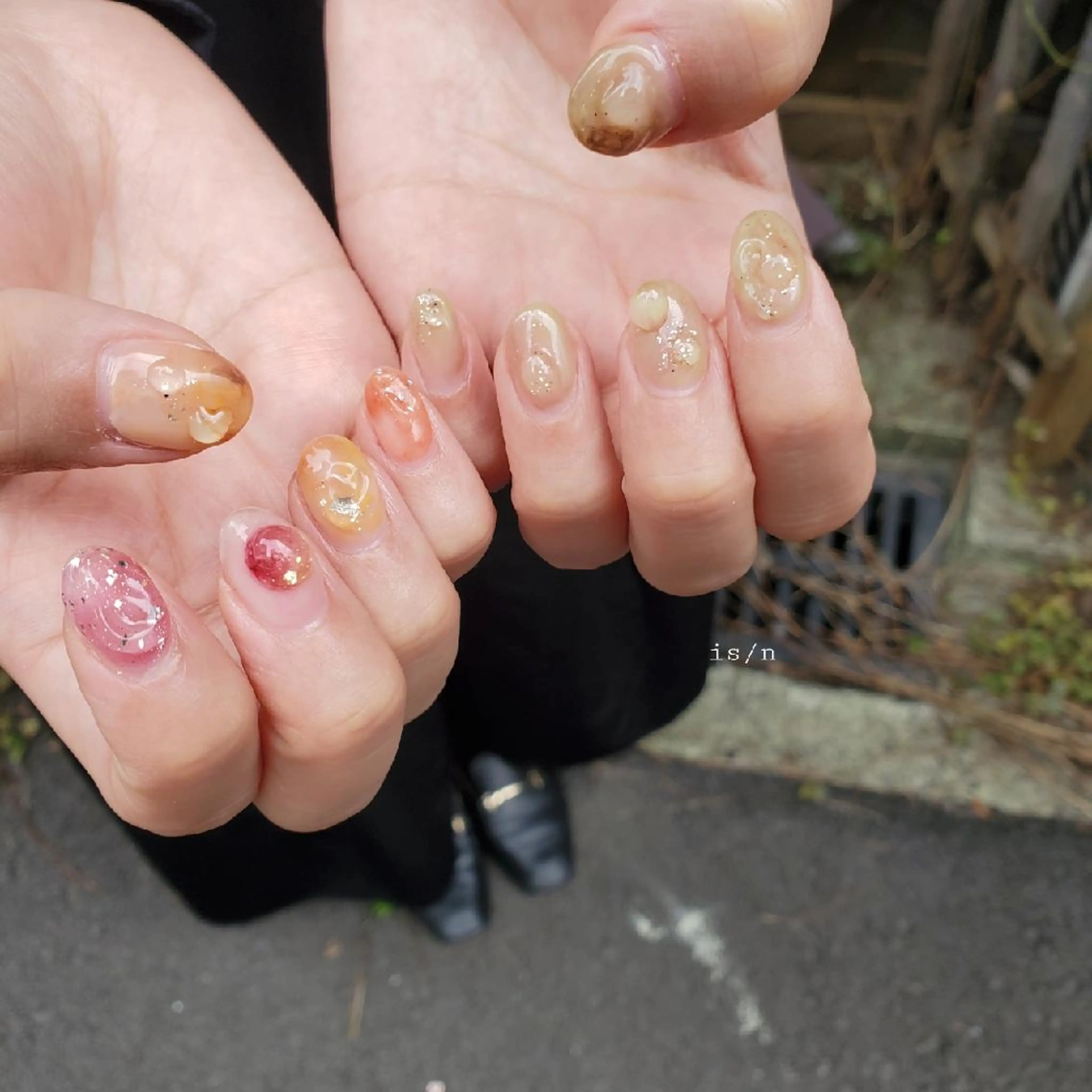 ネイル ハンドネイル 店長 佐藤のネイルデザイン