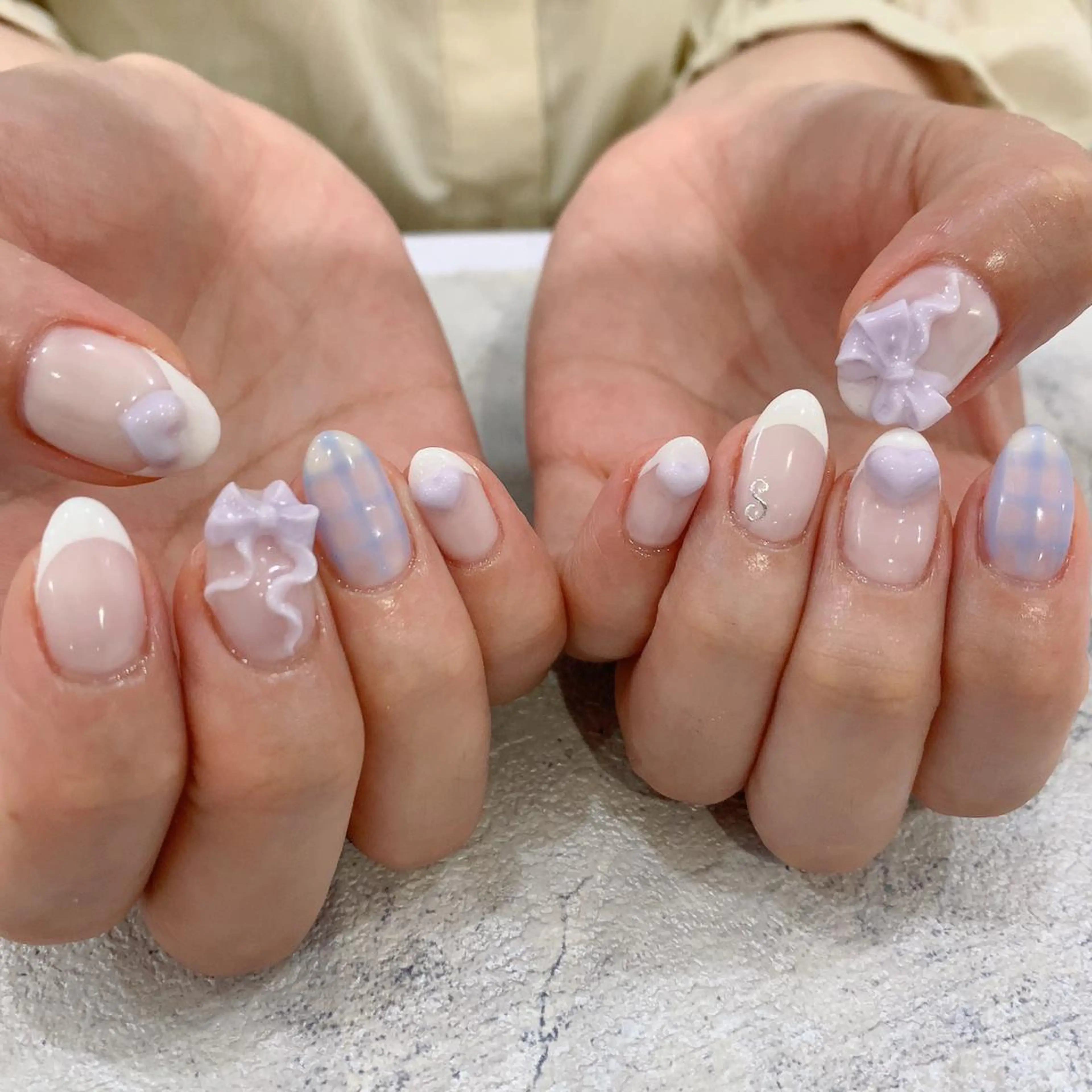 ミディアム ネイル cho nailのネイルデザイン