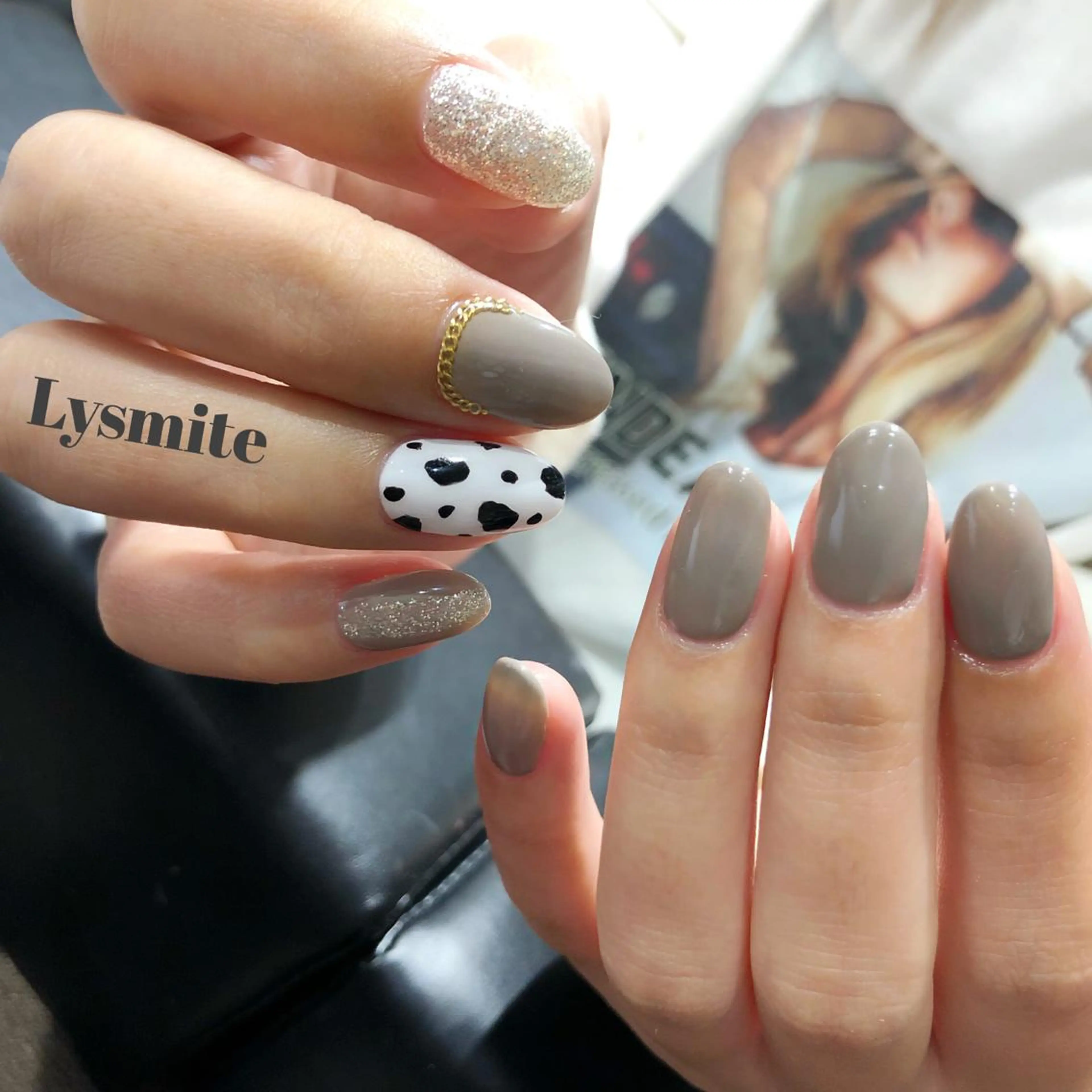 ネイル アートネイル シンプルネイル ハンドネイル Lysmite所属・岩本 美香のネイルデザイン