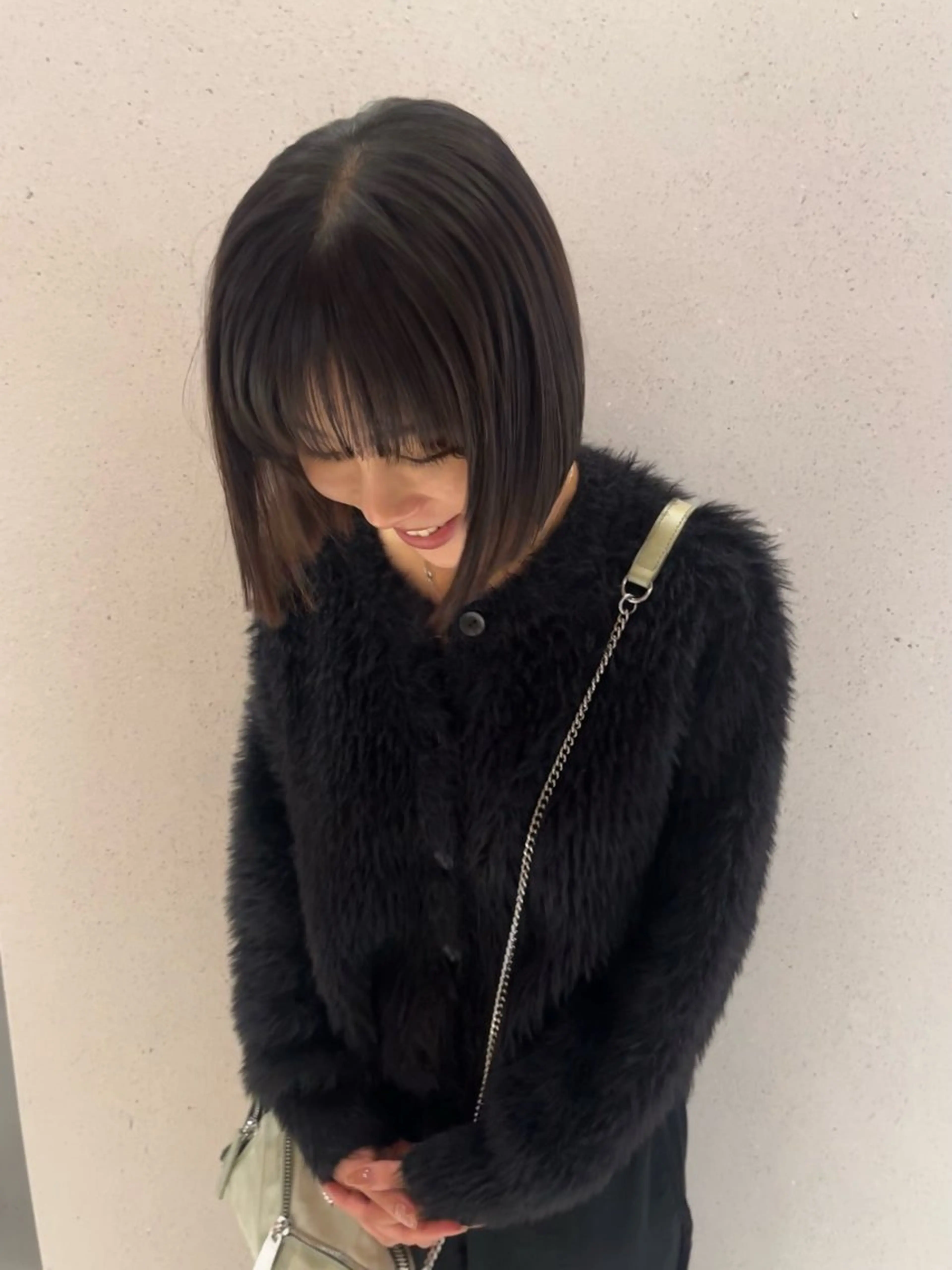 ショート 安田りっか /オリーブカラーのヘアスタイル
