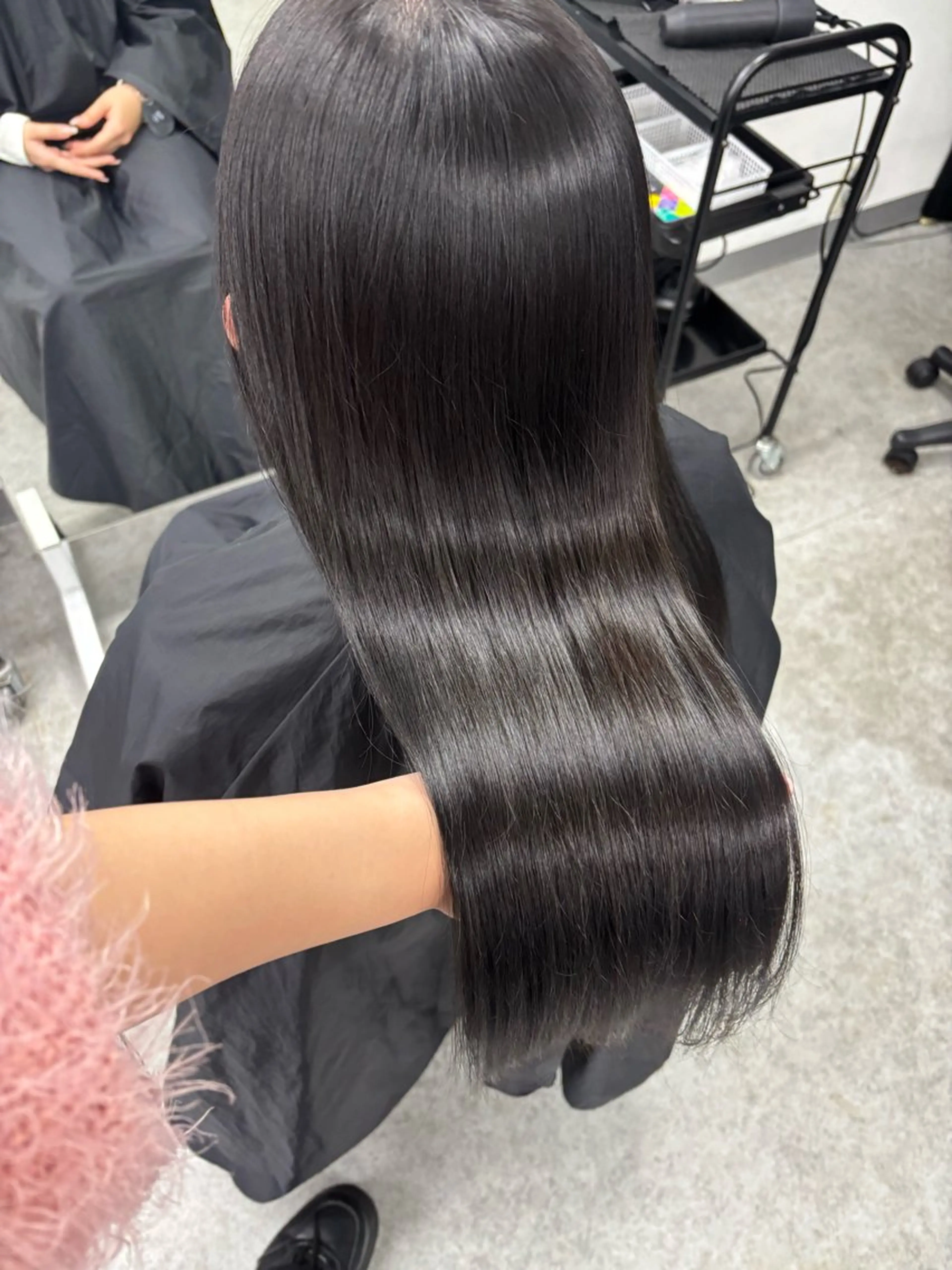 ロング カラー カット ヘアカラー トリートメント 韓国トレンドヘア🤍 Chima🤍のヘアスタイル