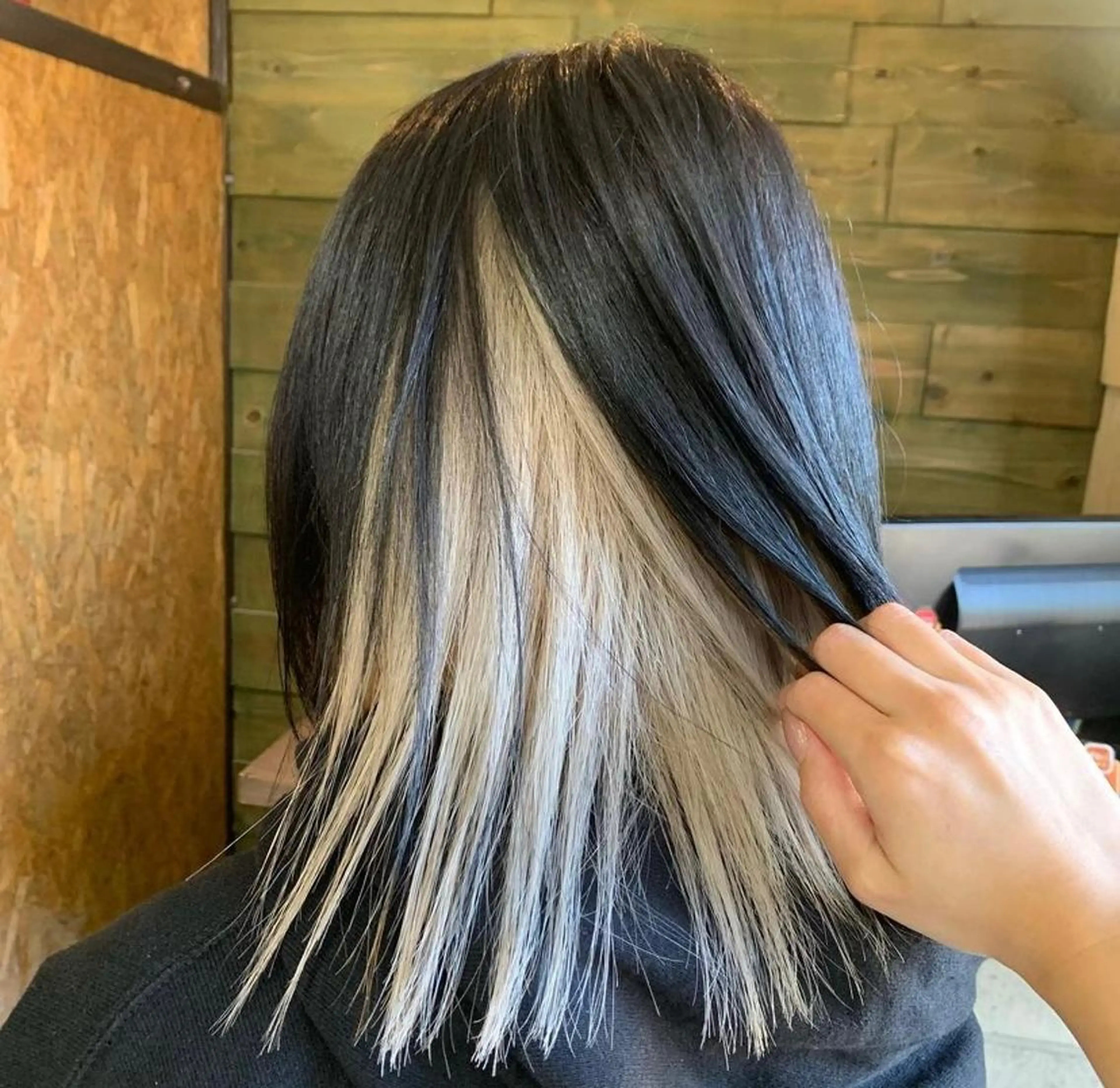 ミディアム カラー ブリーチ ダブルカラー グラデーションカラー ハイライトカラー インナーカラー 💈Blanco💈 カラー&ケア🌈のヘアスタイル