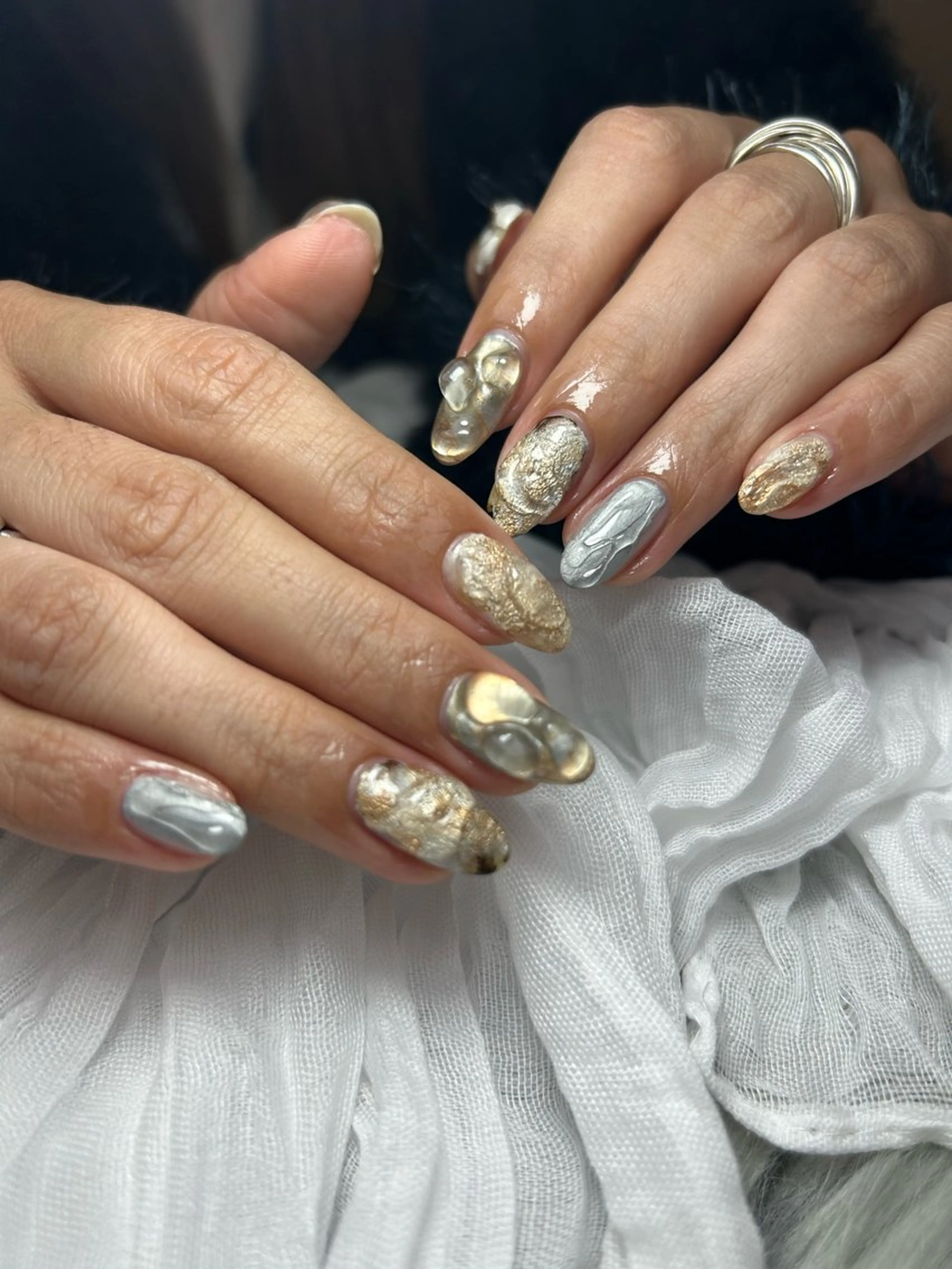 ロング ハンドネイル CLAIR maoのネイルデザイン