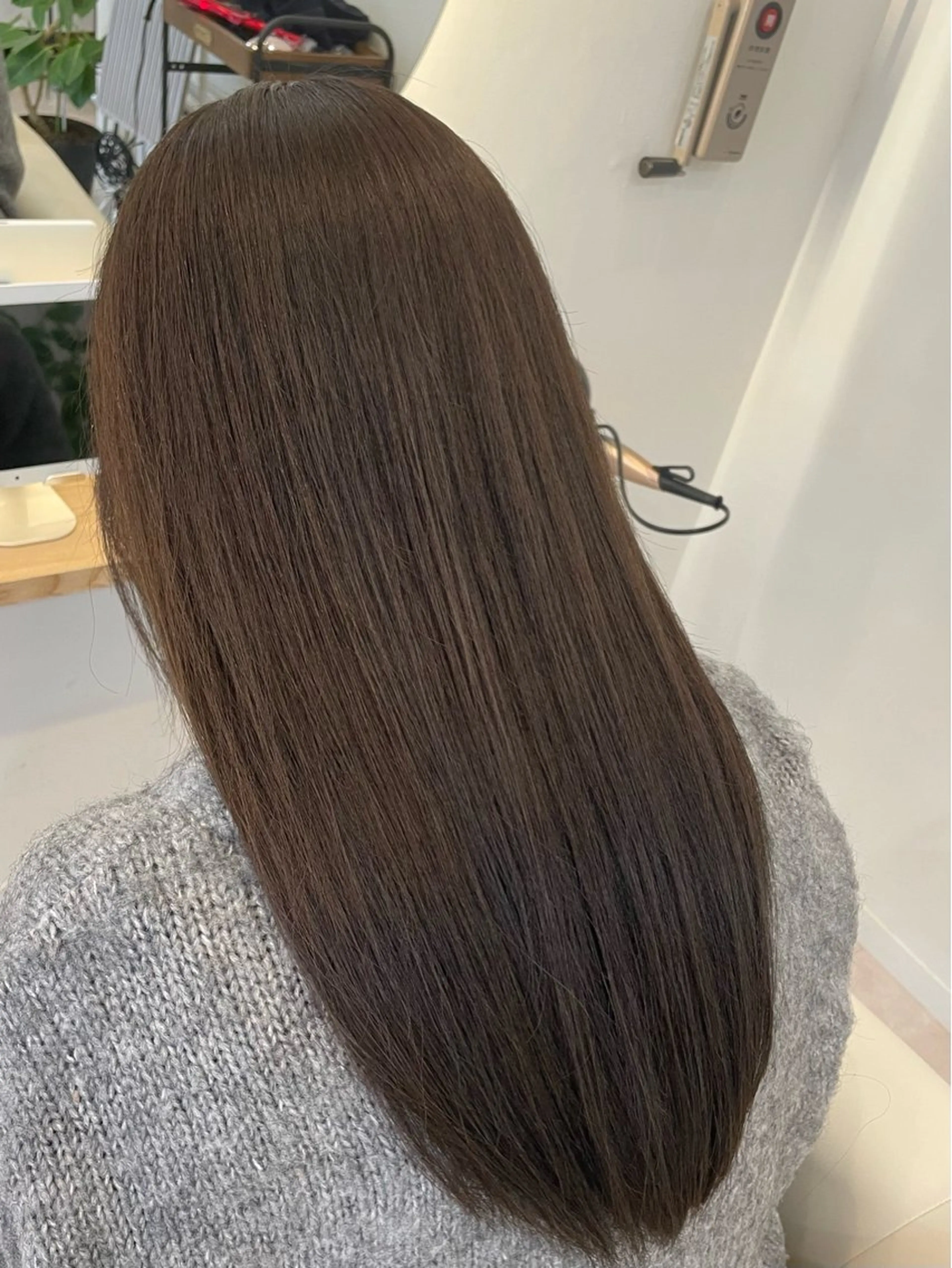 ロング カラー ヘアカラー トリートメント lor.kyoto 奥村みゆきのヘアスタイル