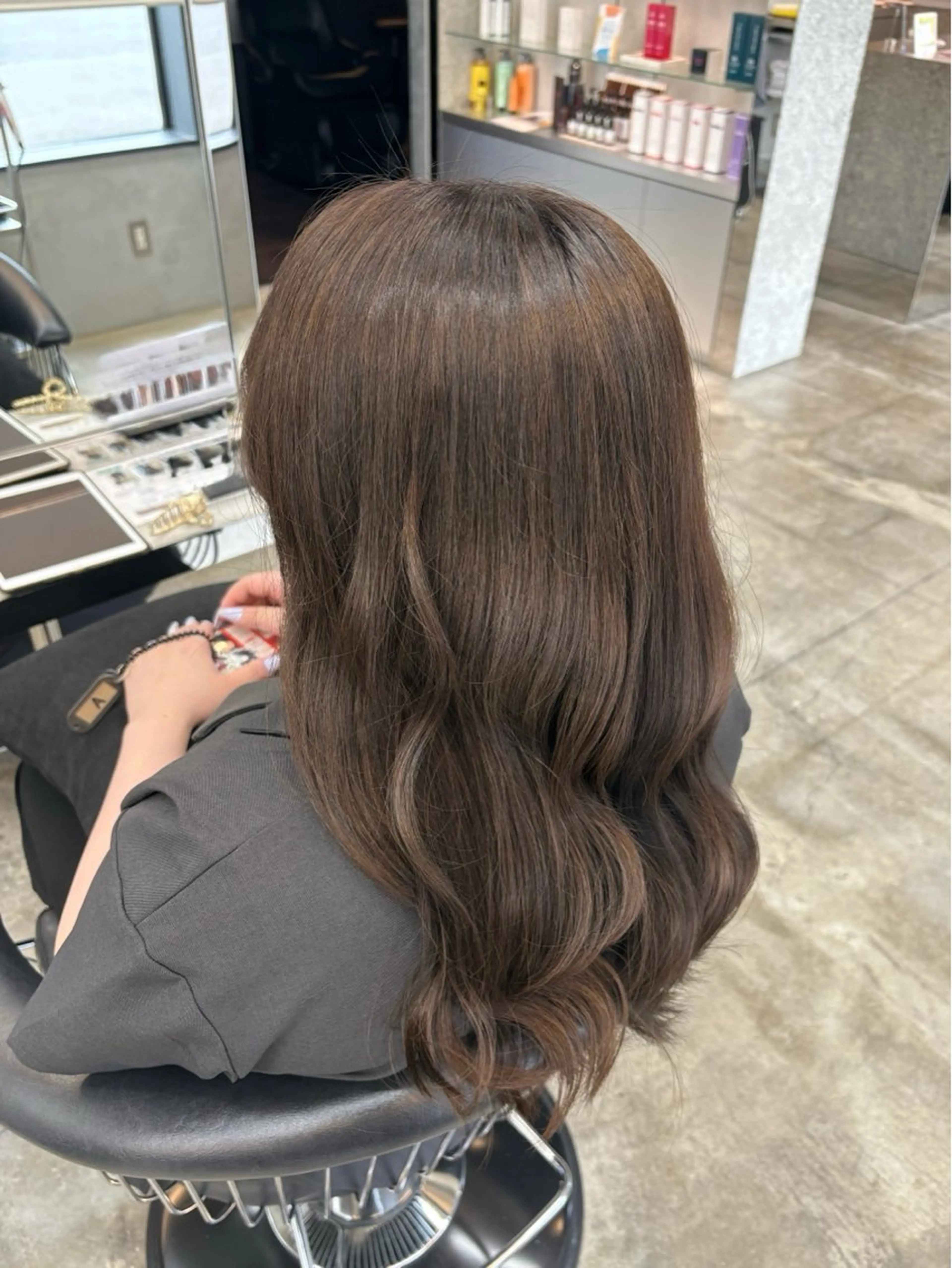 ロング カラー ベージュカラー 透明感カラー ヘアカラー 🪄くすみカラー❇️ 名塚比奈乃🪄のヘアスタイル