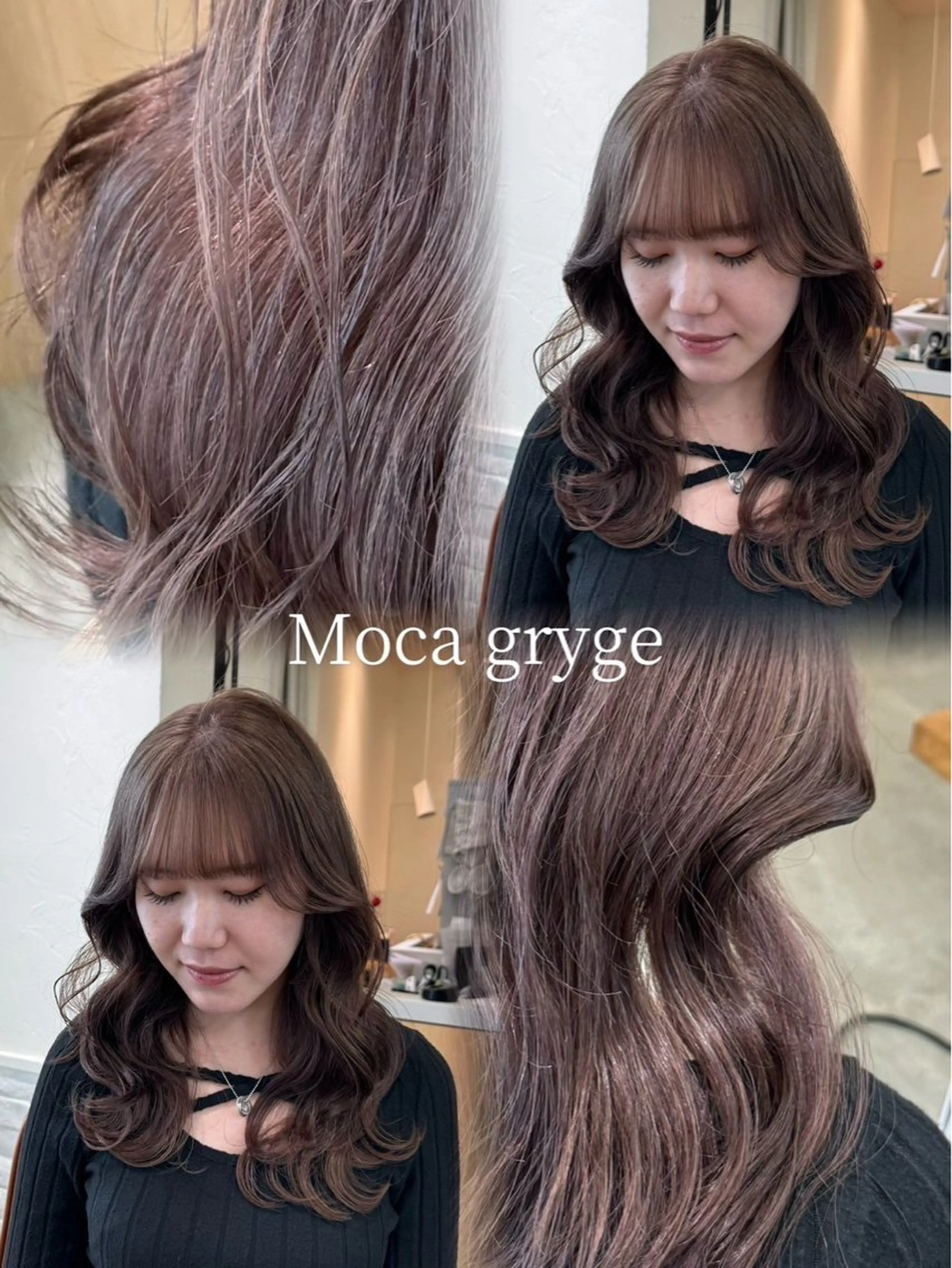 セミロング 🎀透明感カラー 𝐂𝐇𝐈𝐒𝐀のヘアスタイル
