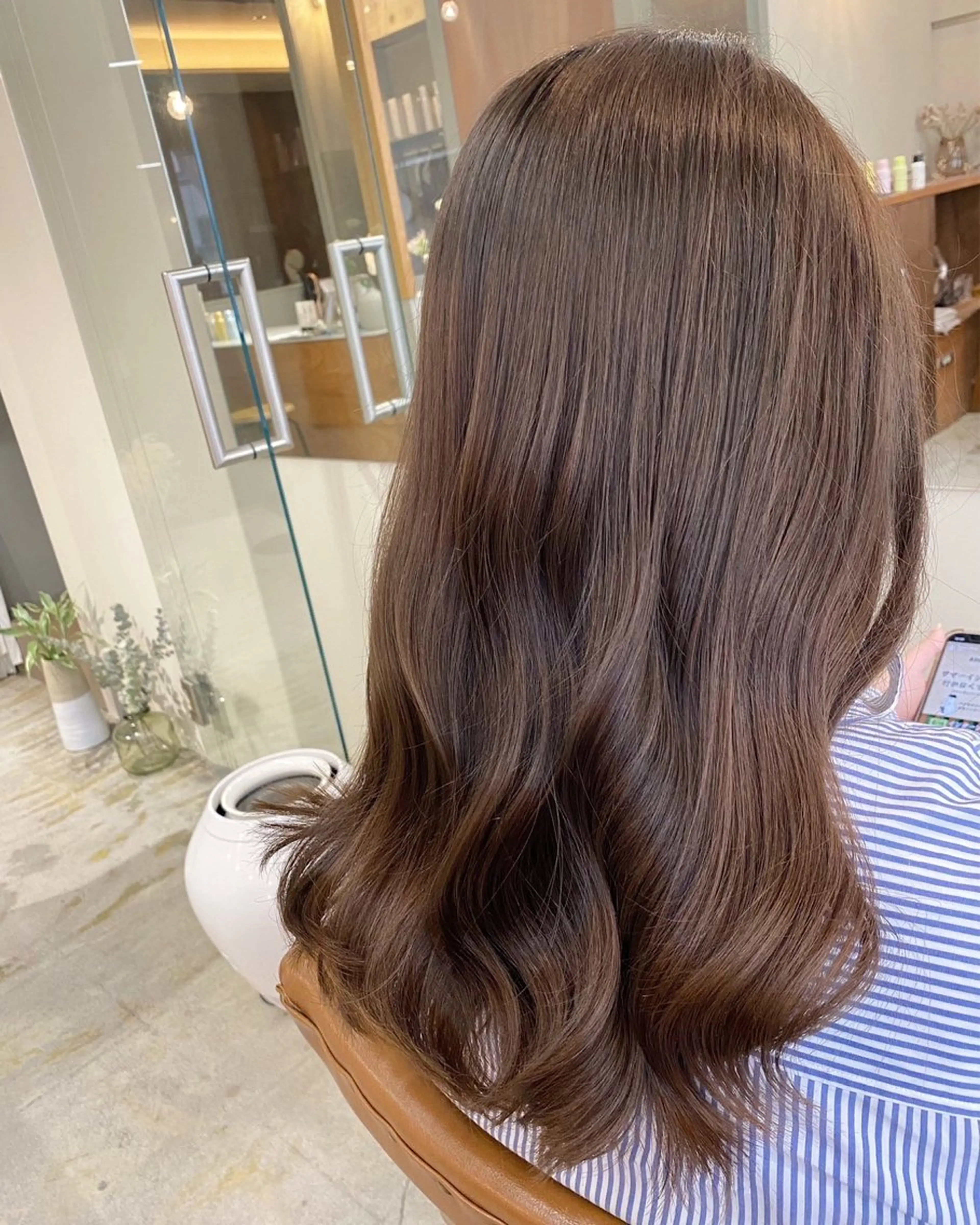 ロング カット ヘアカラー トリートメント 名古屋/伏見/花屋 併設/不破新のヘアスタイル