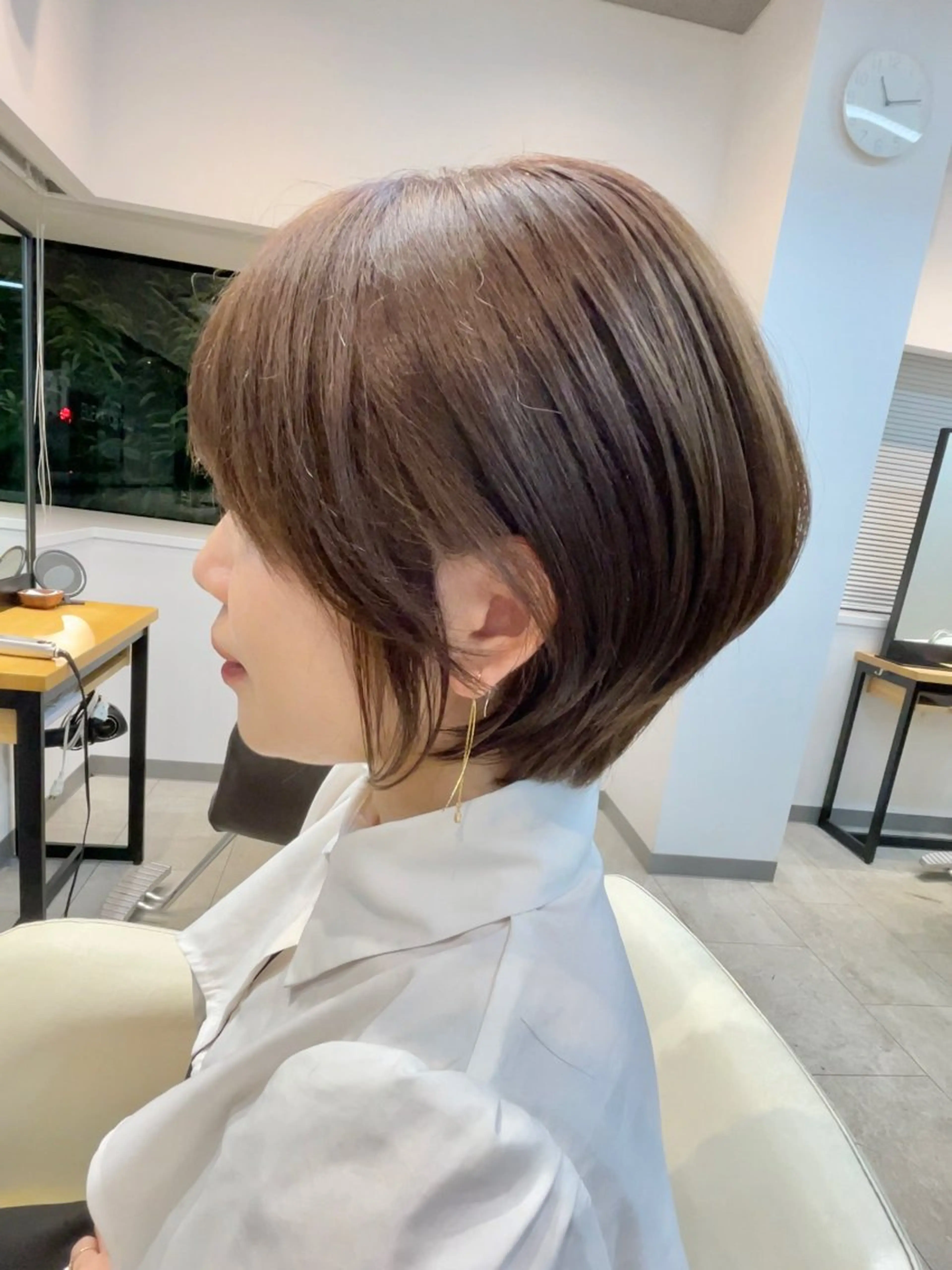ショート neaf六本木所属・韓国風レイヤー ショート/犬塚 優介のヘアスタイル