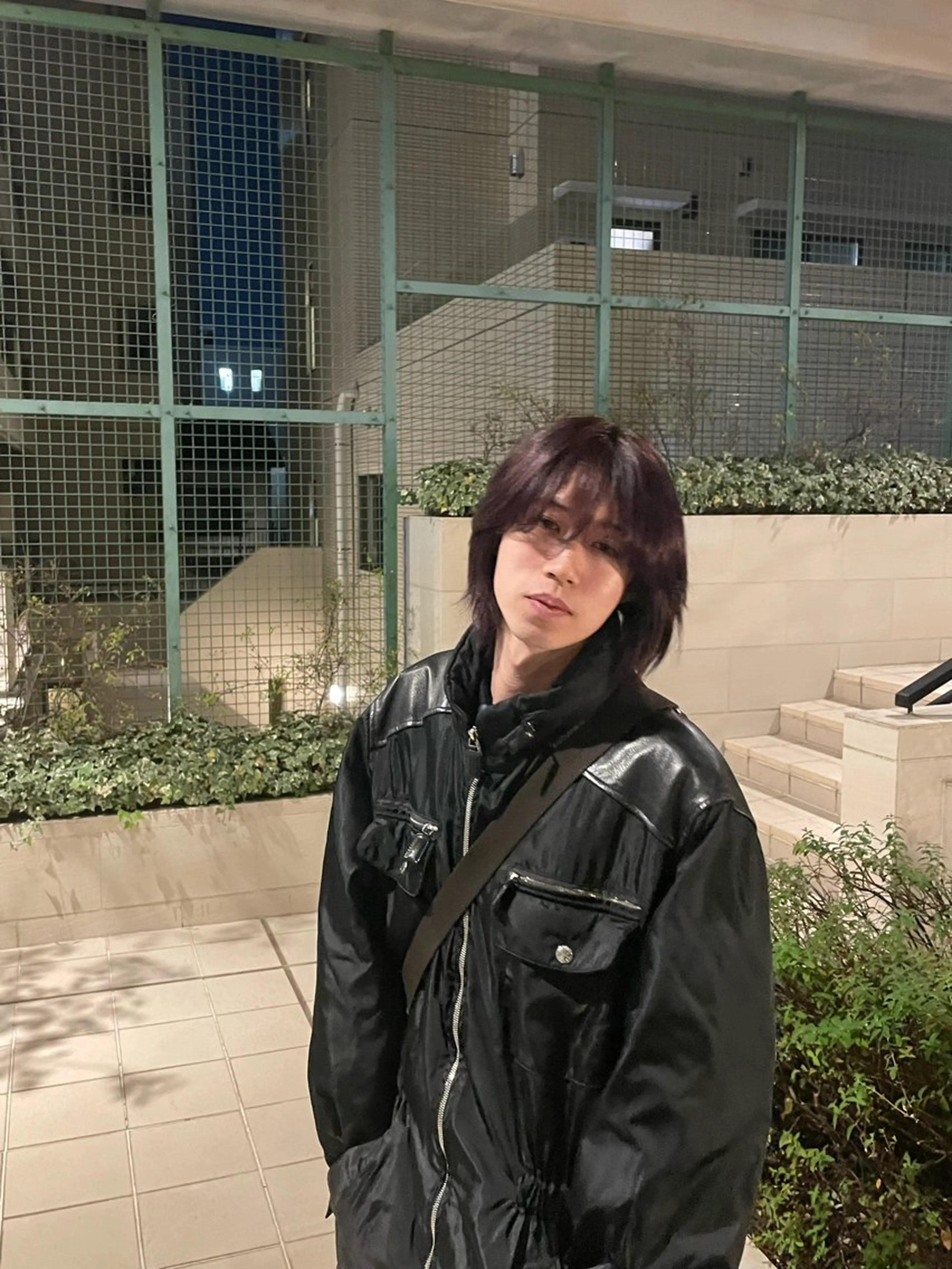 カラー メンズ ボルドーカラー 辻野 光希のヘアスタイル