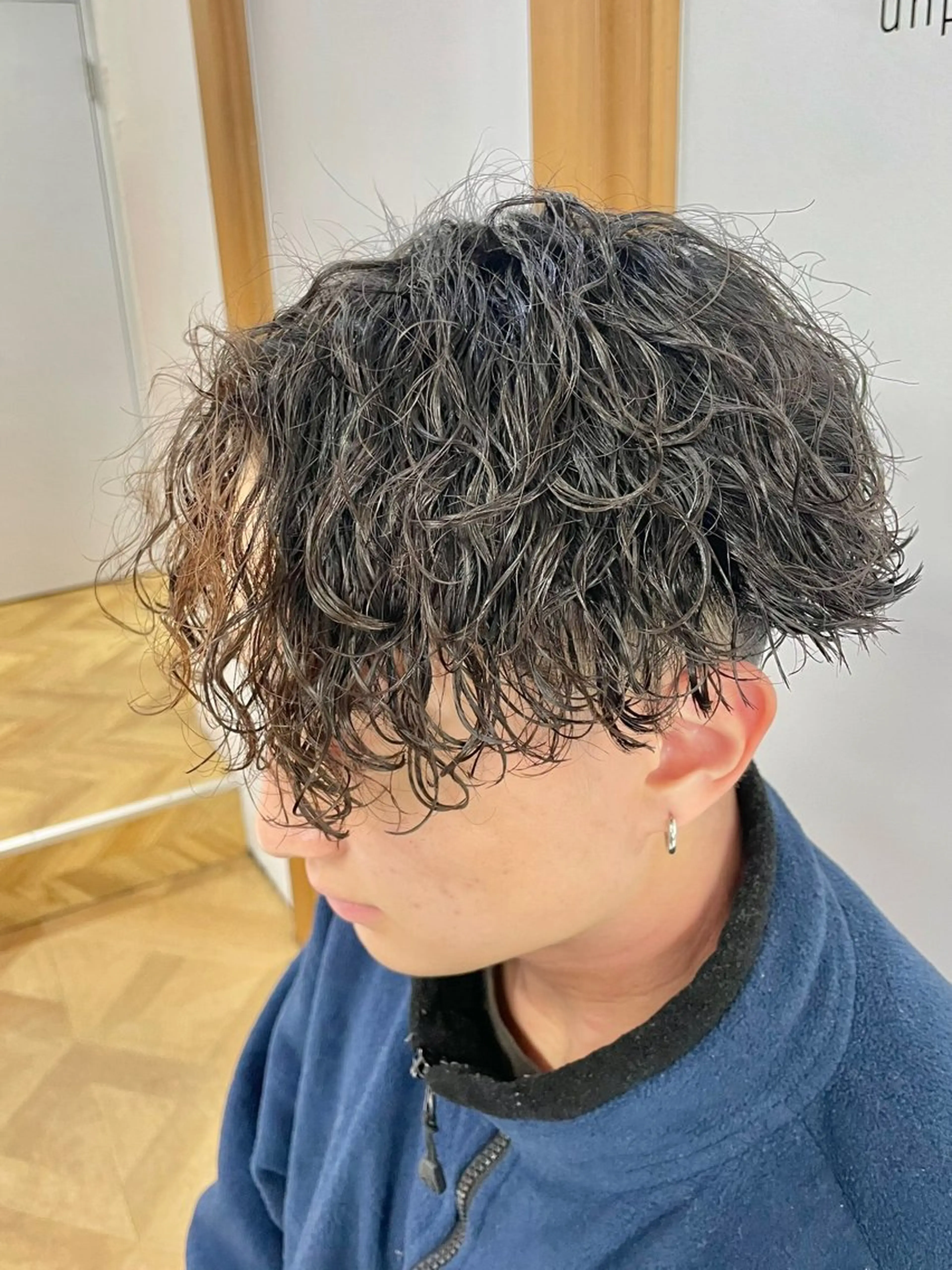 パーマ メンズ カット パーマ 立川/過去1の毛流れ パーマ/しゅーとのヘアスタイル