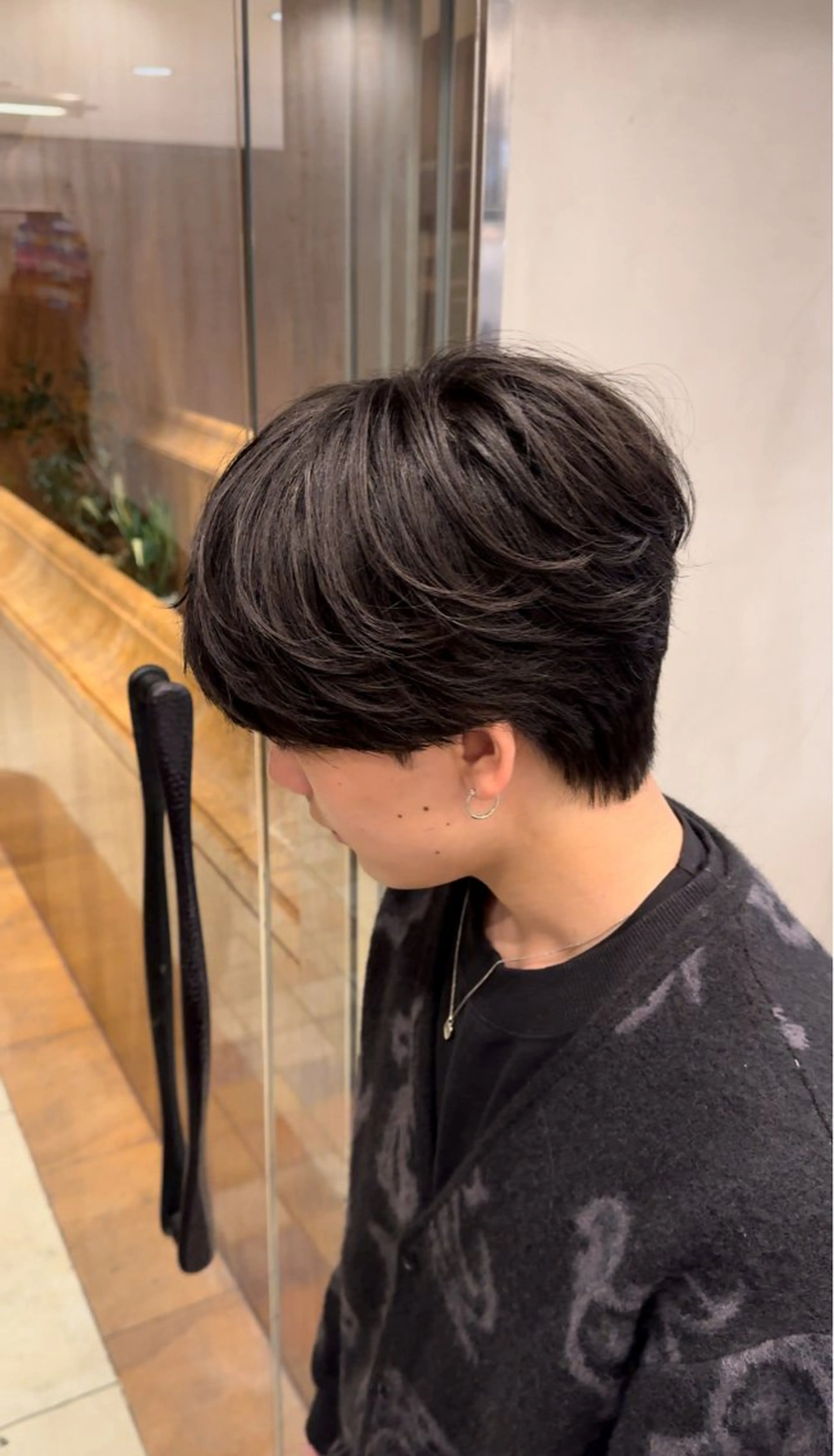 ショート メンズ カット men's salon gaudi 高槻店所属・曲がる縮毛矯正/ 波巻きパーマ/川岸のヘアスタイル