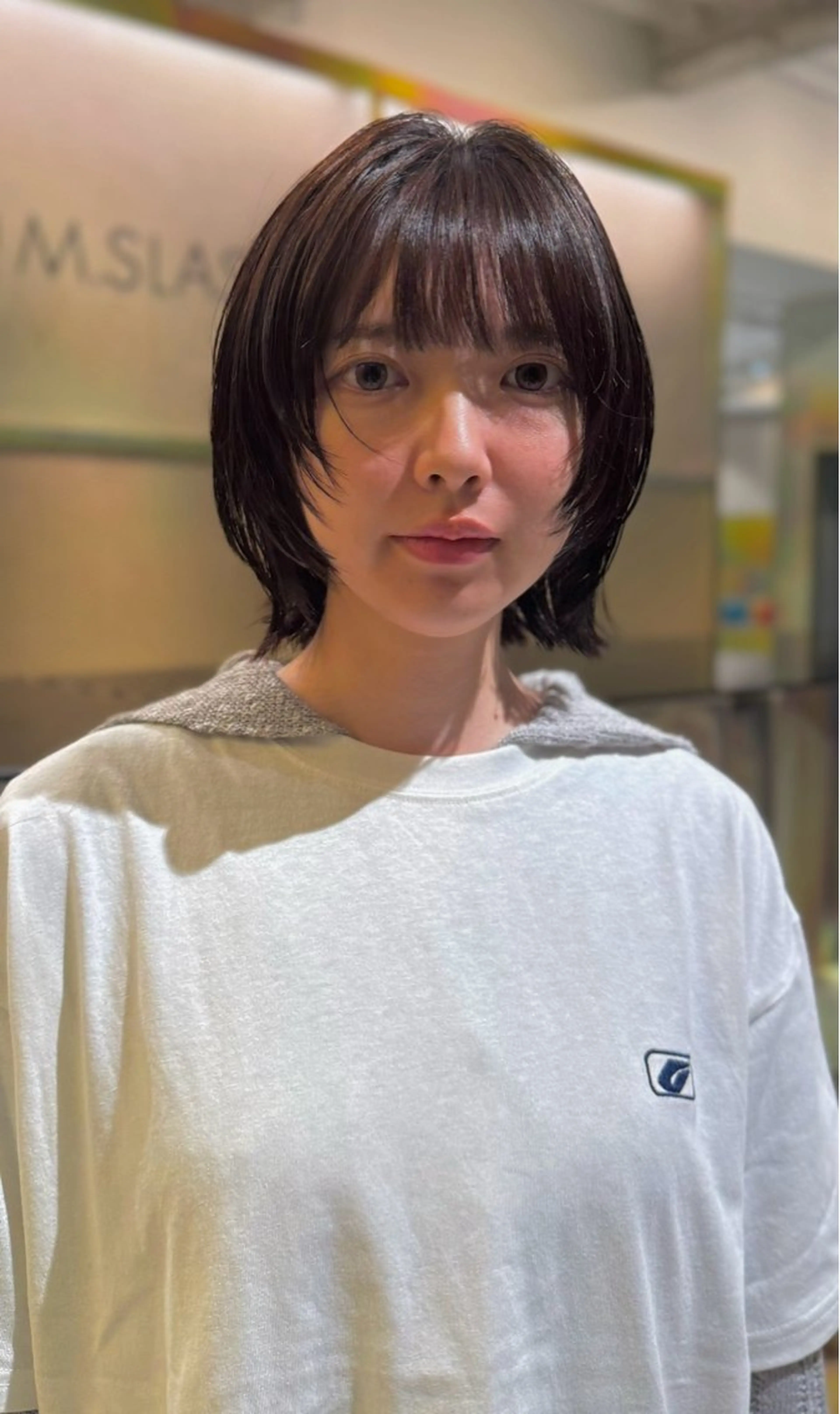 ショート カット ヘアカラー M.SLASH表参道所属・🩵垢抜けボブ /ミニボブ🩵しおのヘアスタイル