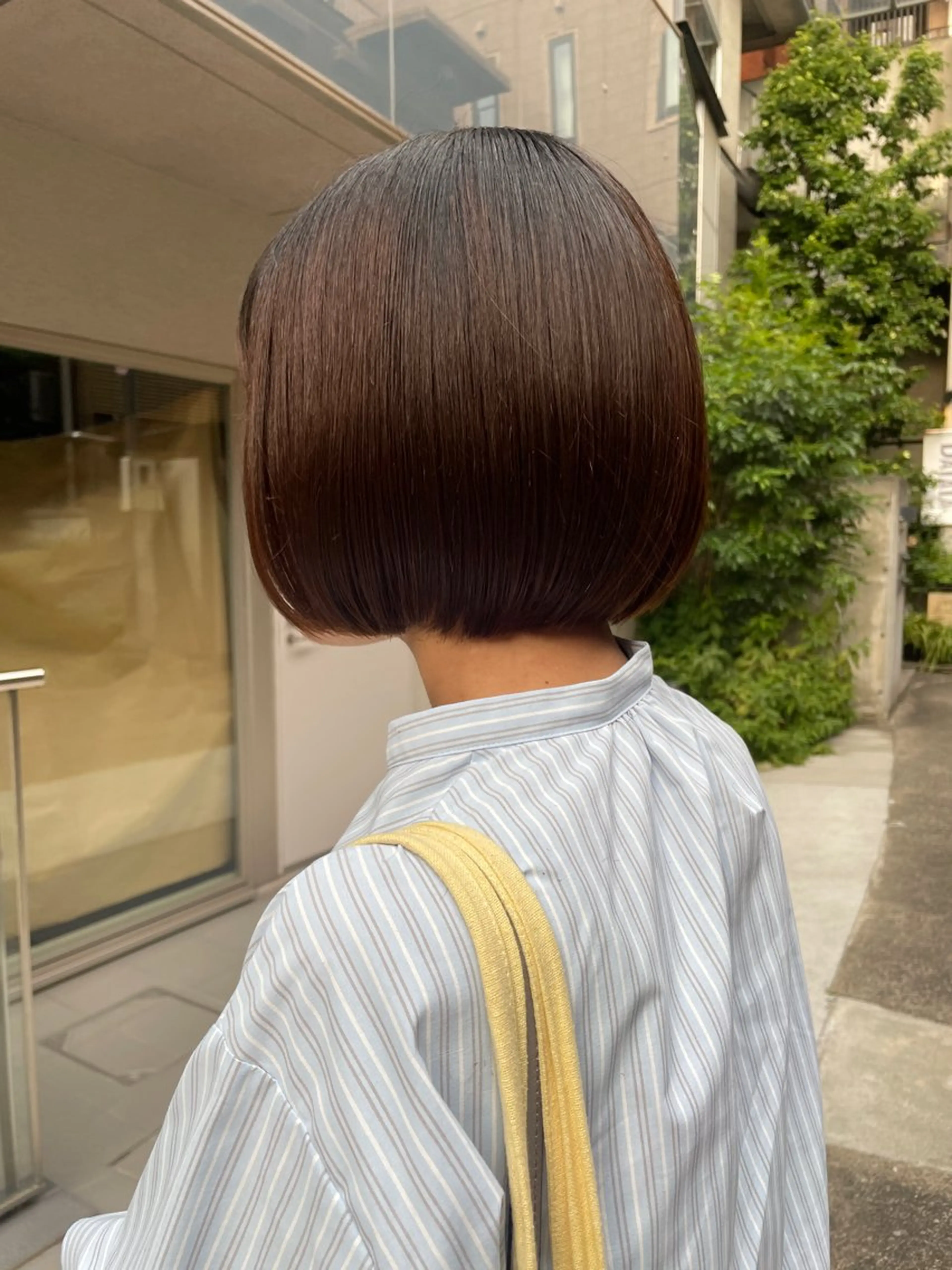 ミディアム カラー カット ヘアカラー トリートメント 表参道/髪質改善・ 透明感 colorのヘアスタイル