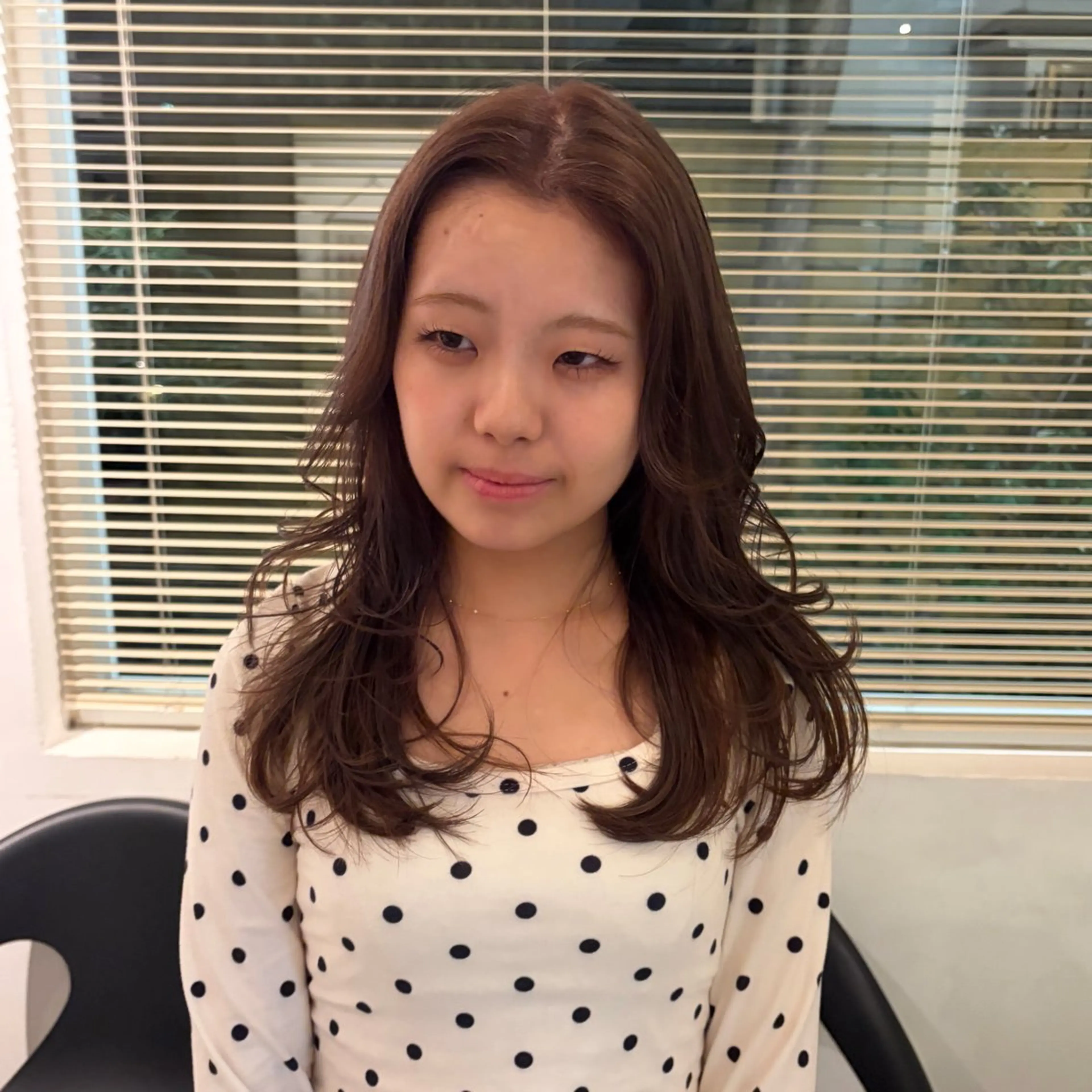 セミロング ヘアカラー カヨコ/ハイトーン /透明感カラーのヘアスタイル