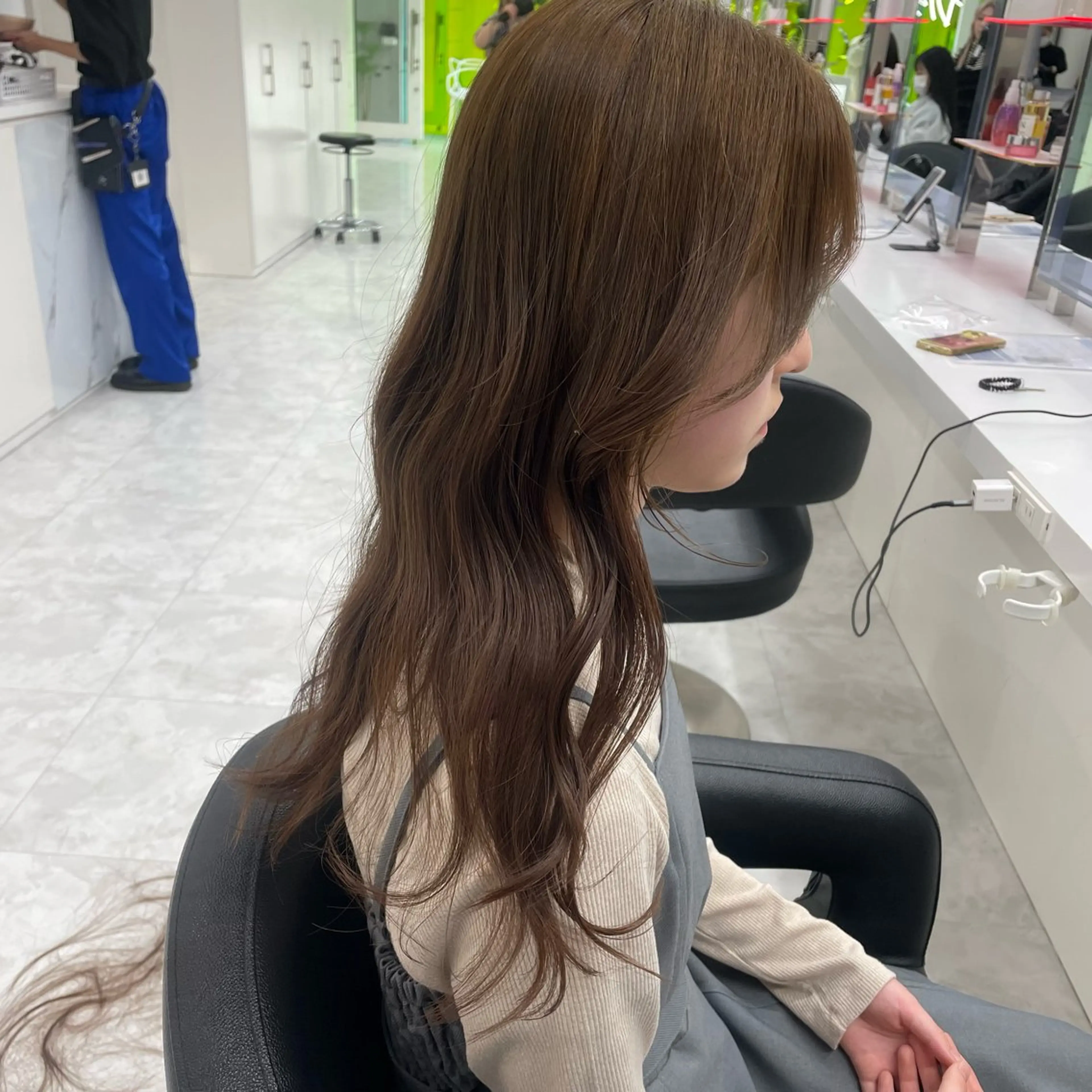 ミディアム 大人っぽ上品🤍韓国 レイヤー🤍ふうがのヘアスタイル