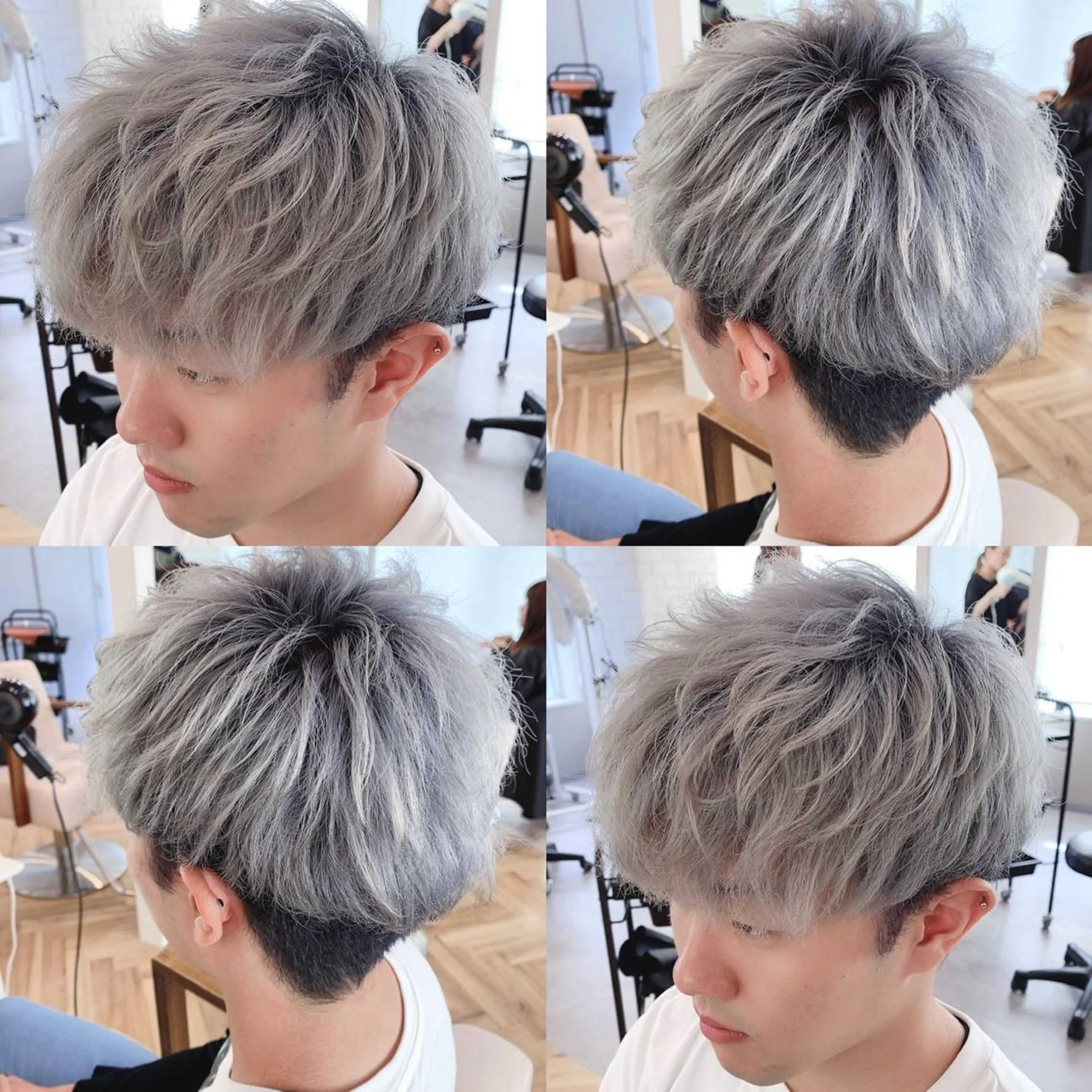 ショート カラー メンズ LAGRECE大阪梅田店所属・美髪矯正・髪質改善 【中村吉孝】のヘアスタイル