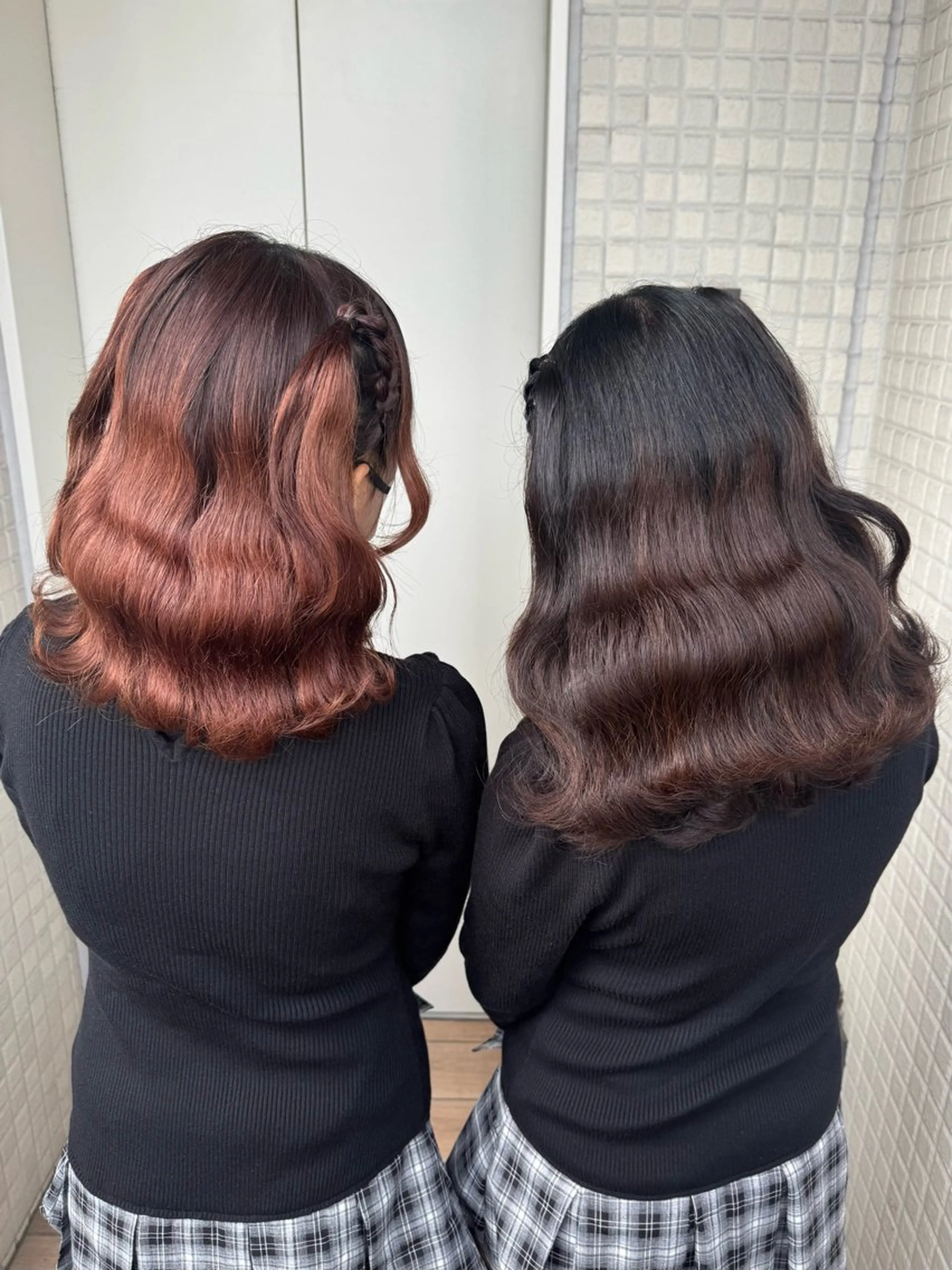 ヘアアレンジ ヘアセット 縮毛矯正/ブラウン カラー/ヘアメひふみのヘアスタイル