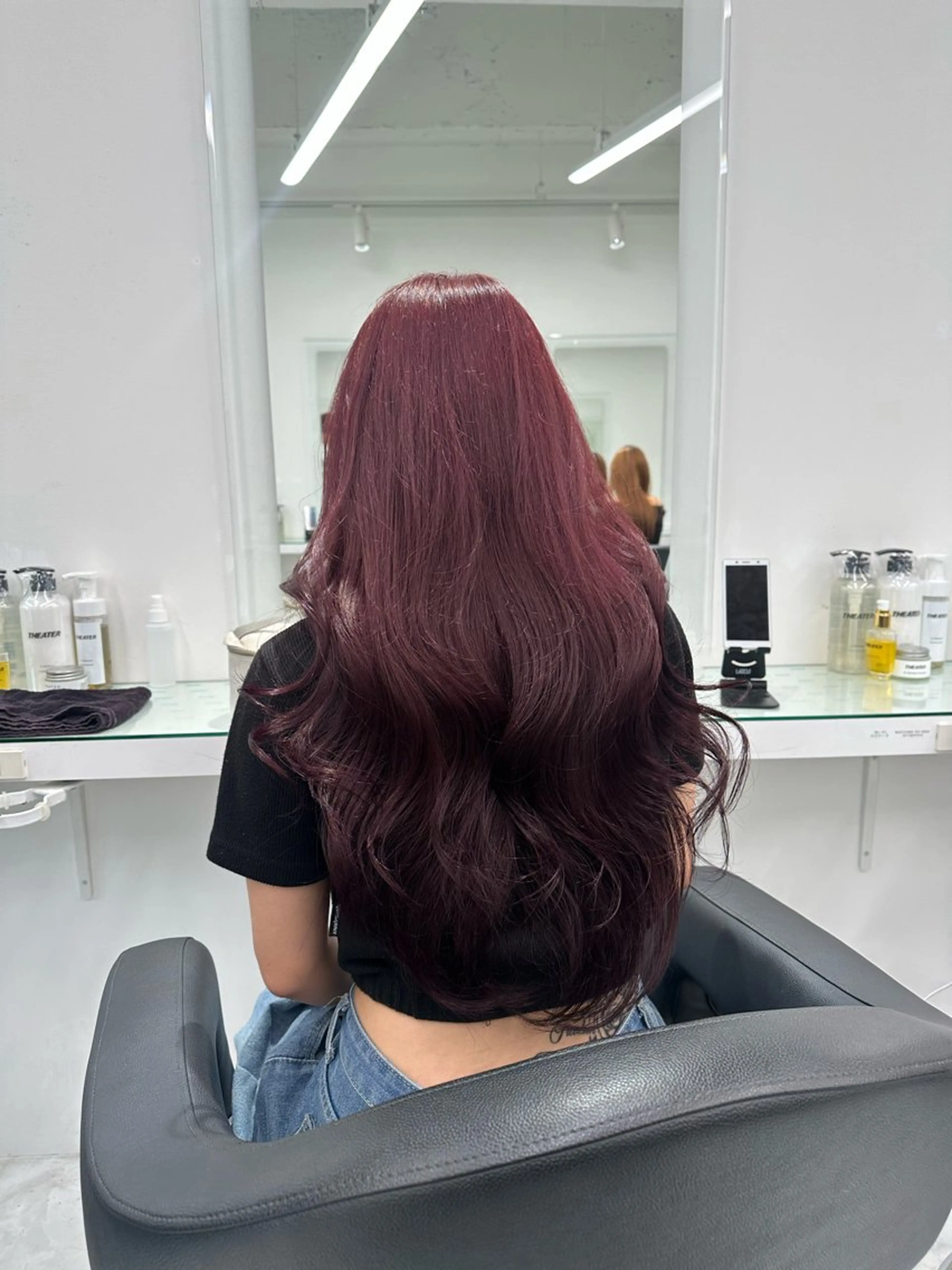 ロング カラー ヘアカラー 暖色💗透明感 カラー🫧Yumaのヘアスタイル