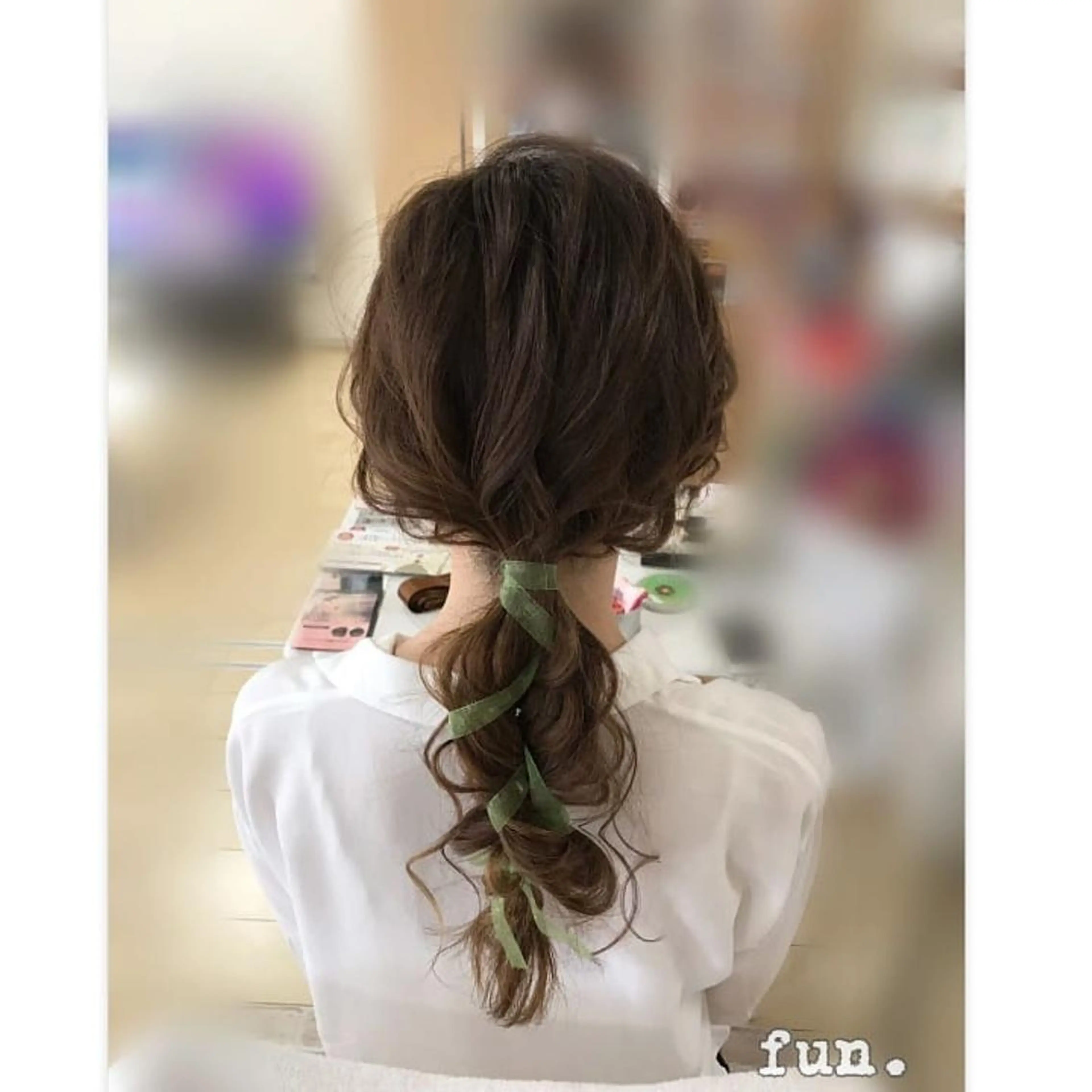 ミディアム ヘアアレンジ fun./ヘアセット /エクステ/着付のヘアスタイル