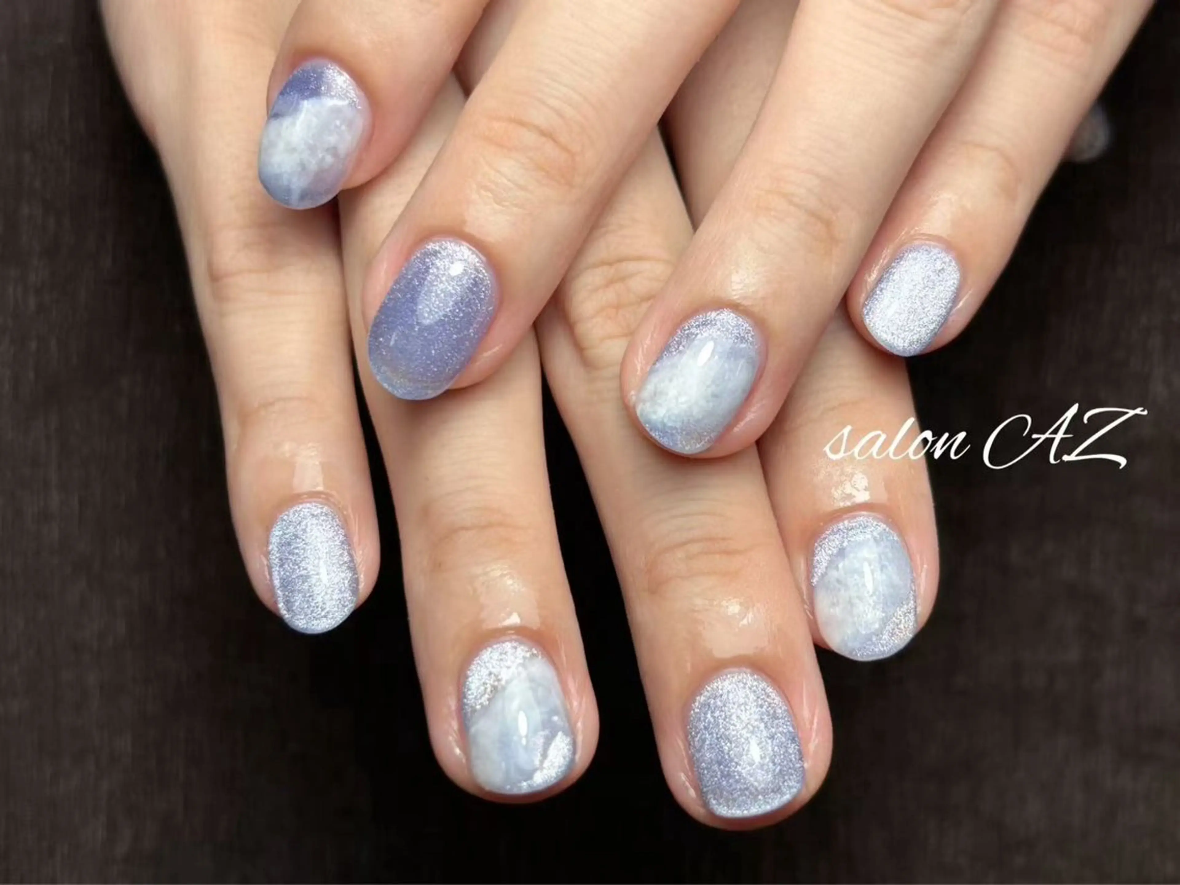 ネイル アートネイル 長さ出し フットネイル フレンチネイル ジェルネイル ハンドネイル salonAZ トップネイリストのネイルデザイン