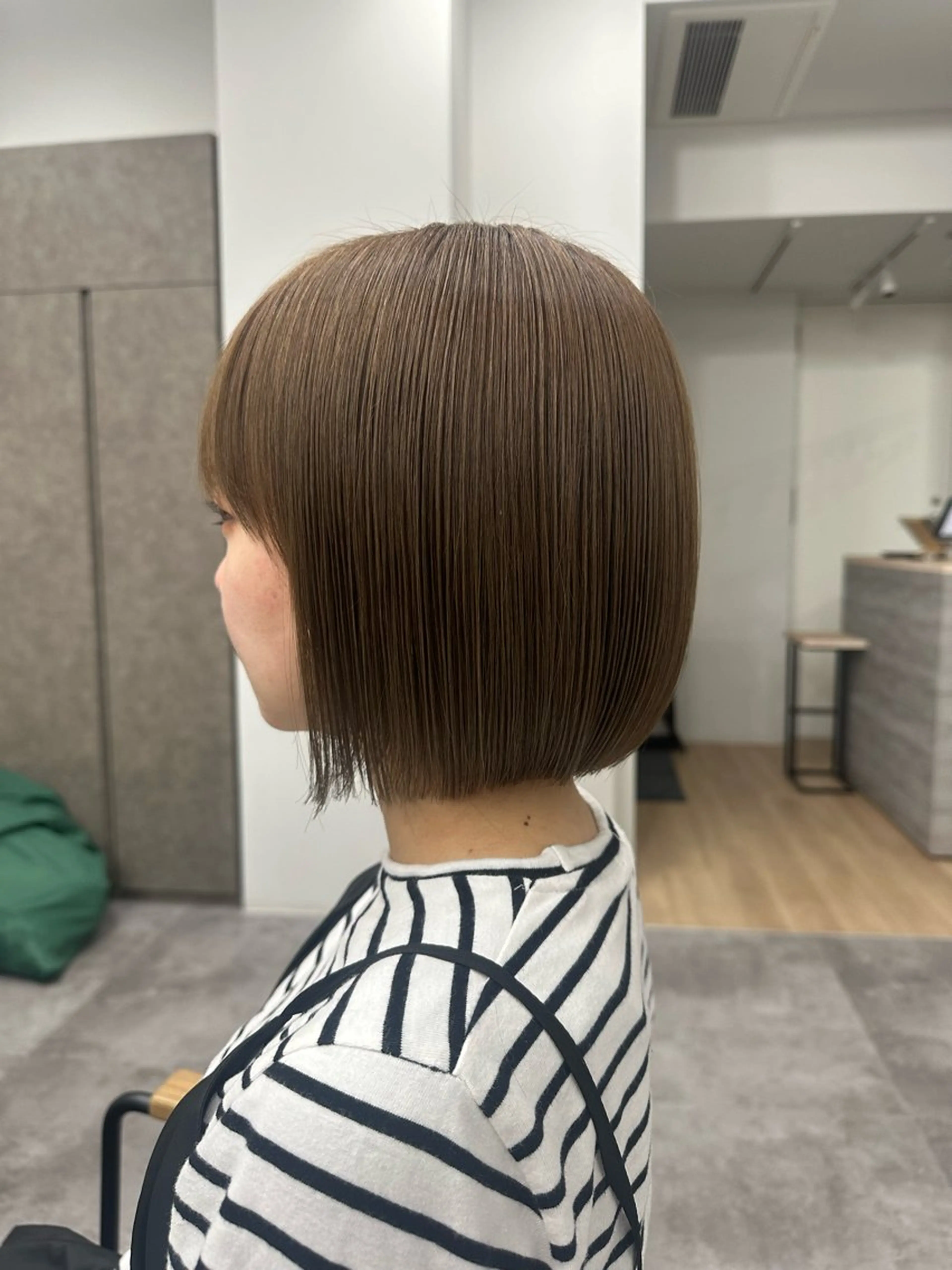 ミディアム ボブ カット ごとう さなのヘアスタイル