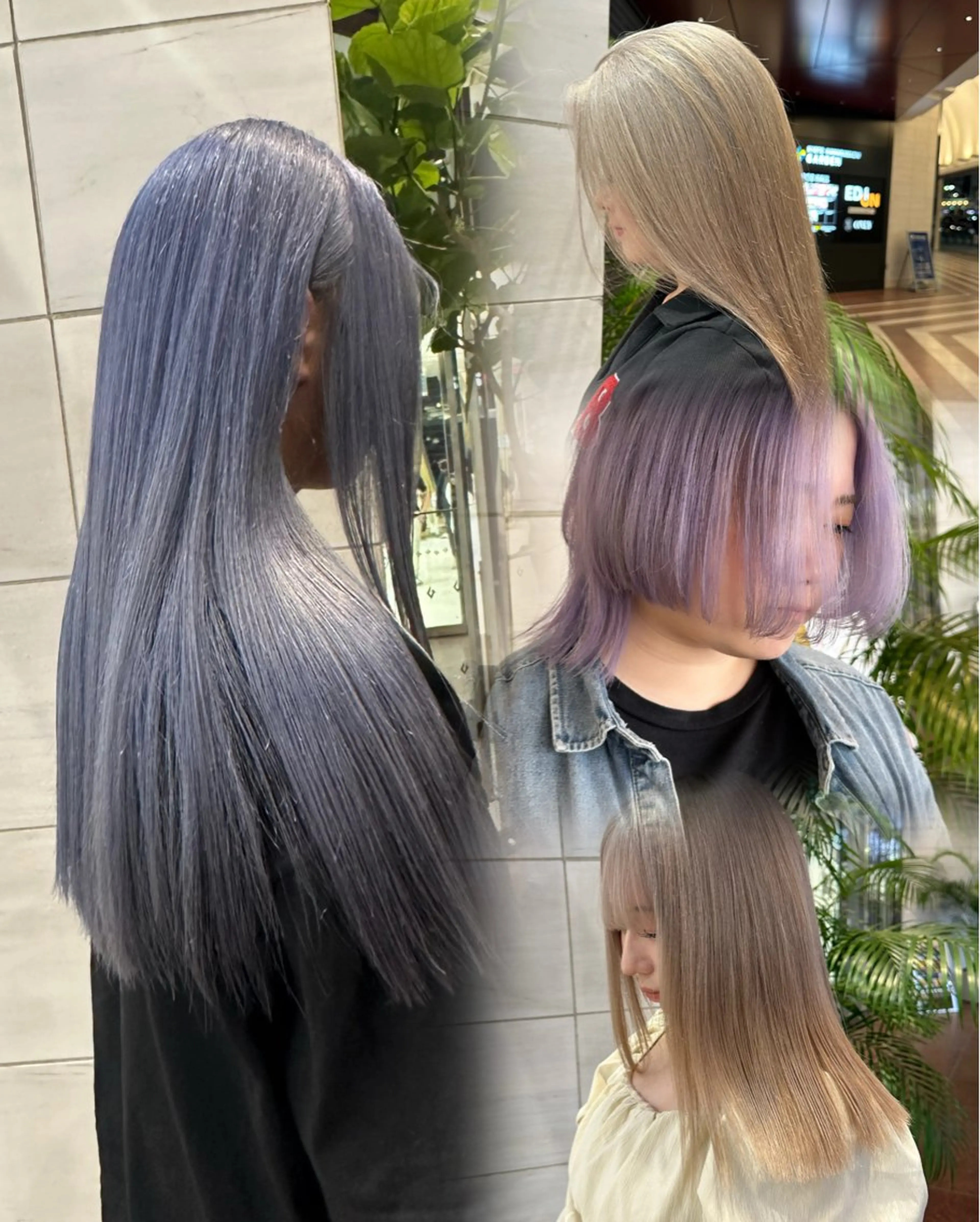 セミロング カラー ヘアカラー トリートメント ハイトーン/ブリーチ カラー/SHOGOのヘアスタイル