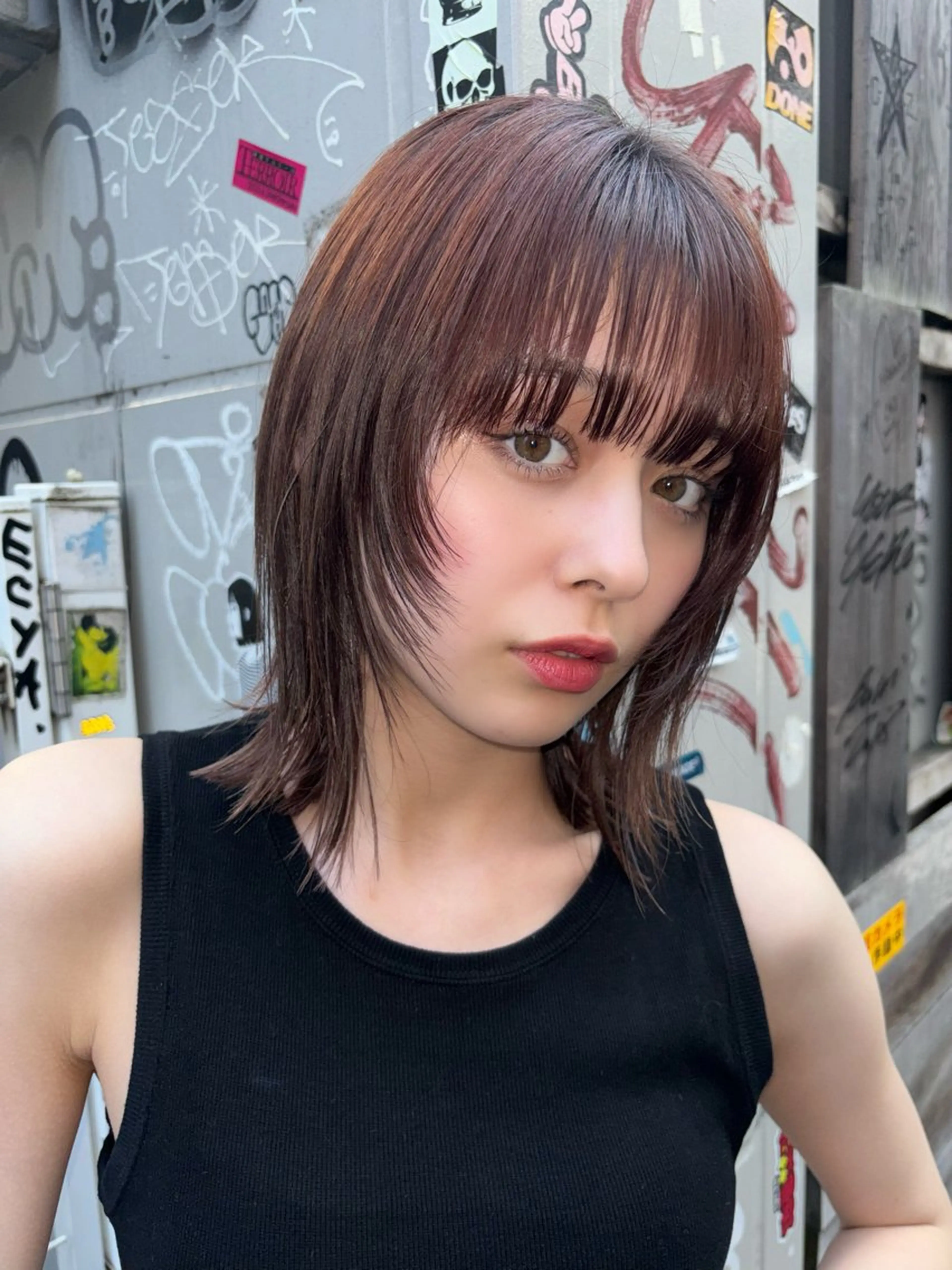 ショート カット ヘアカラー トリートメント 耳つぼ屋さん ‎🤍りりのヘアスタイル