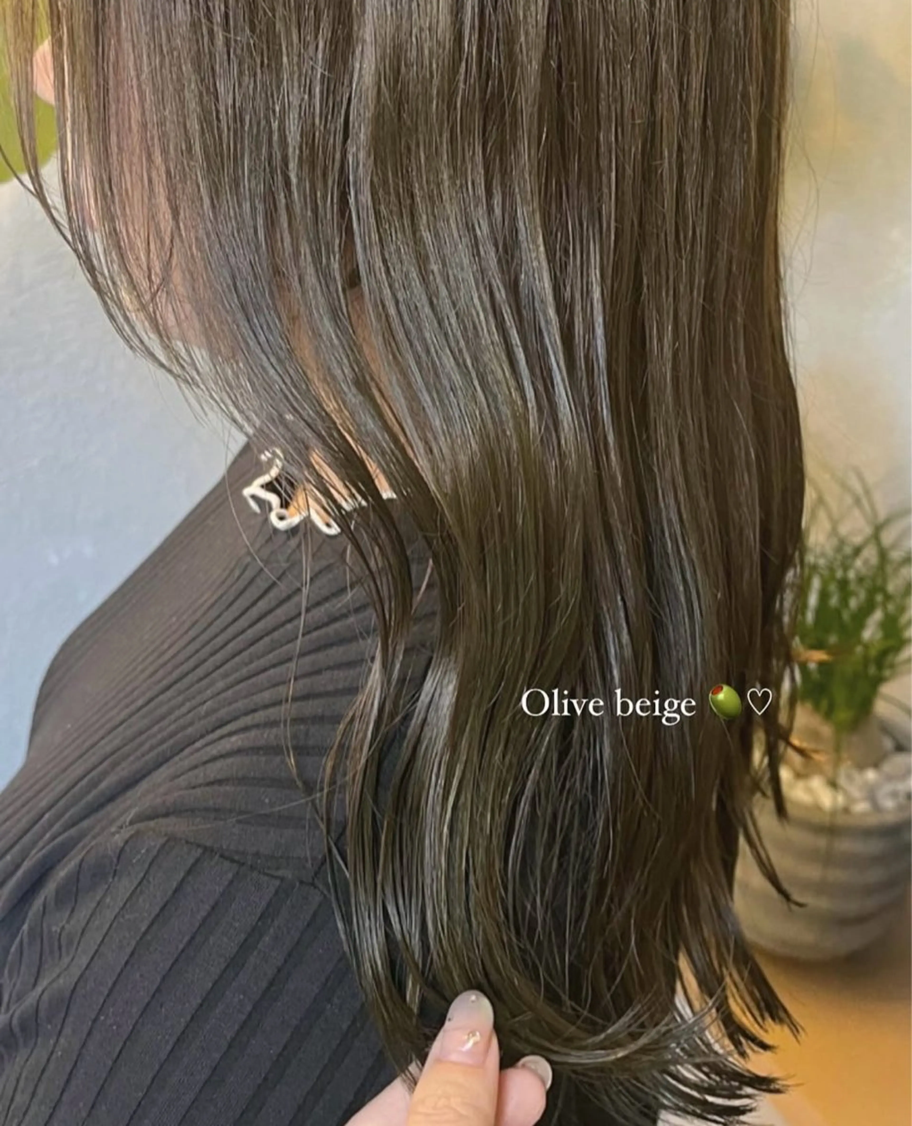 セミロング 鳳／美容室 chinaのヘアスタイル