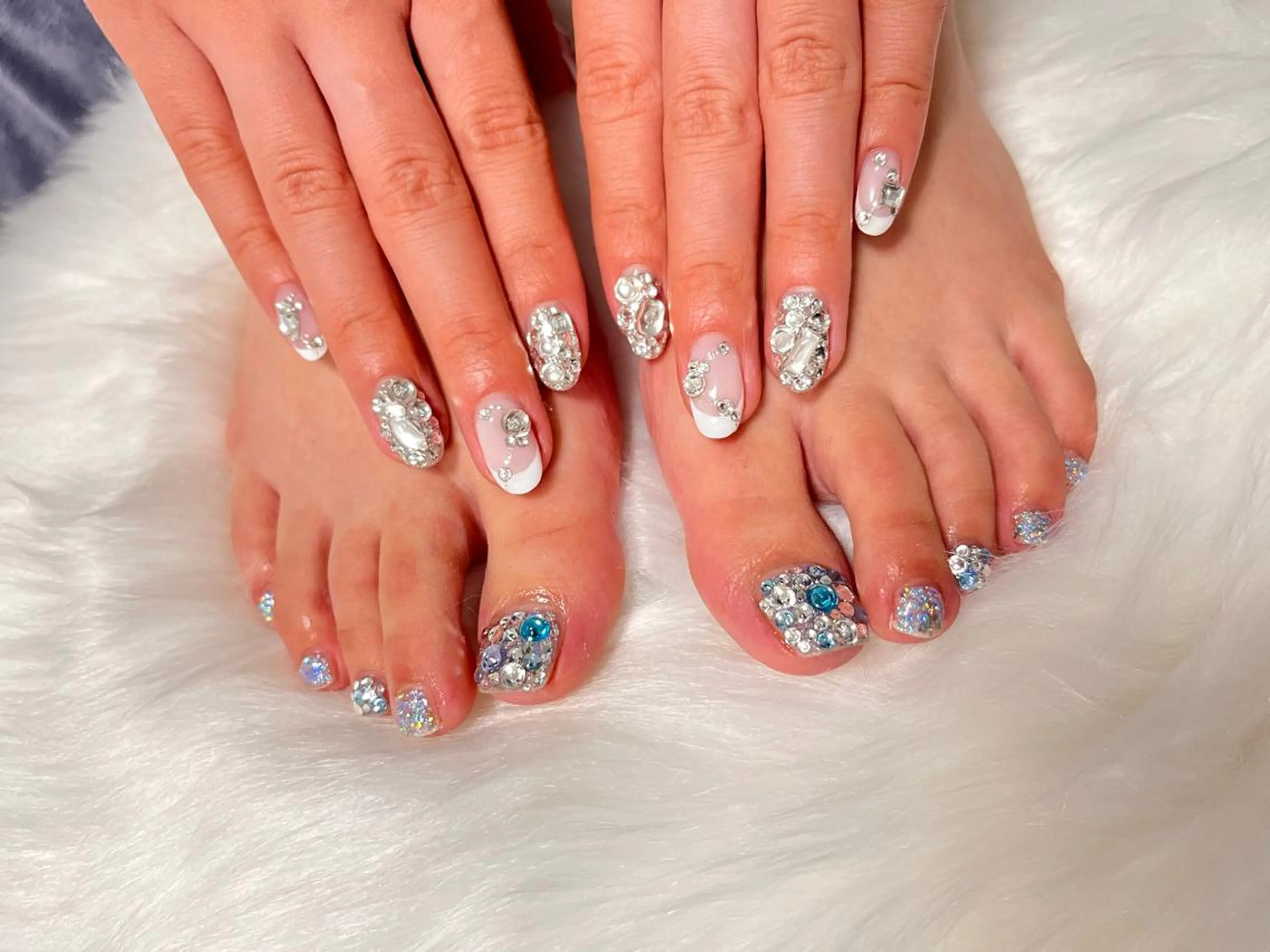 ネイル フットネイル NAIL　Y's所属・NAIL　Y's 💙のネイルデザイン