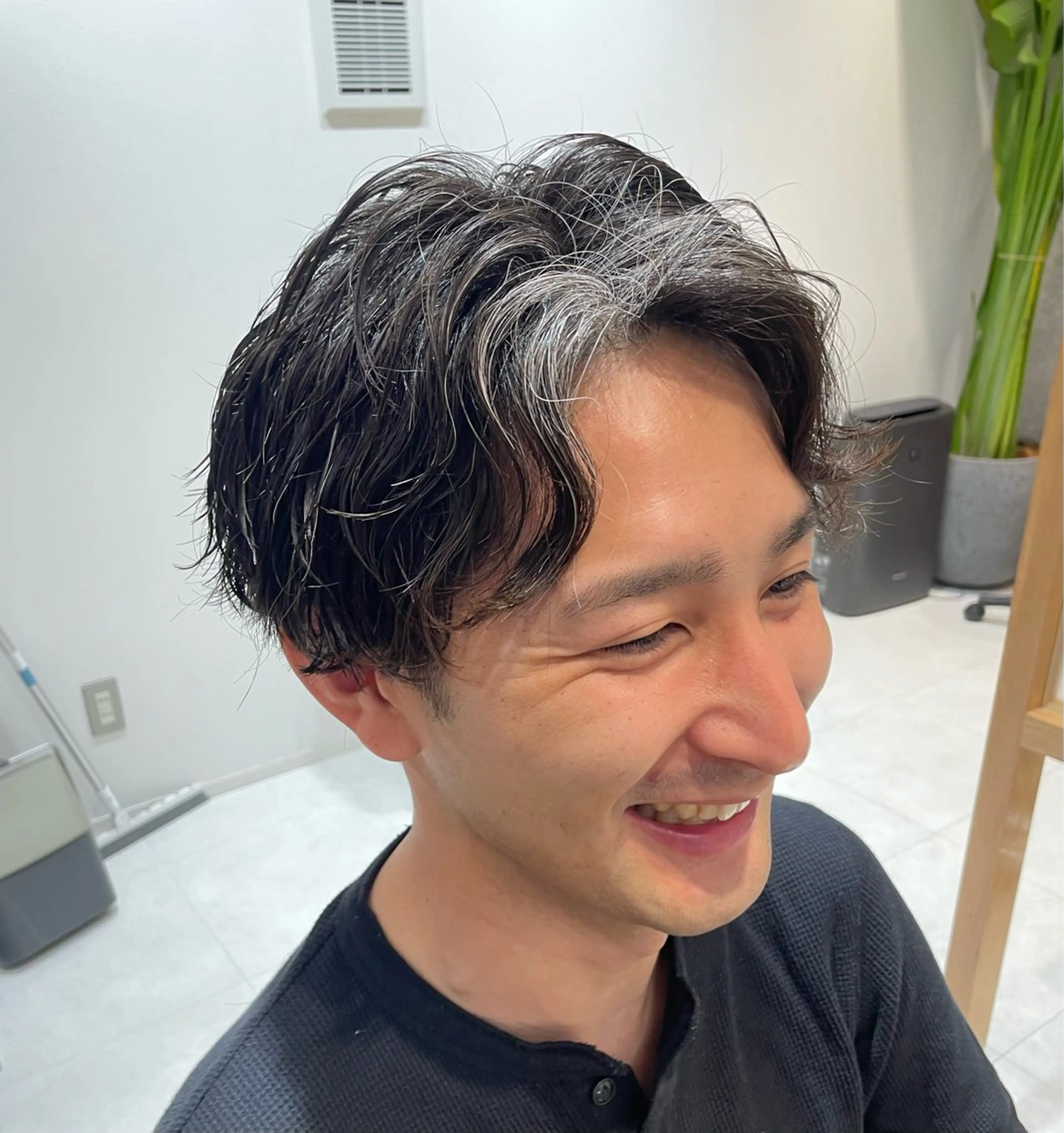 パーマ メンズ カット パーマ kiona所属・守屋裕太 レディースカットのヘアスタイル