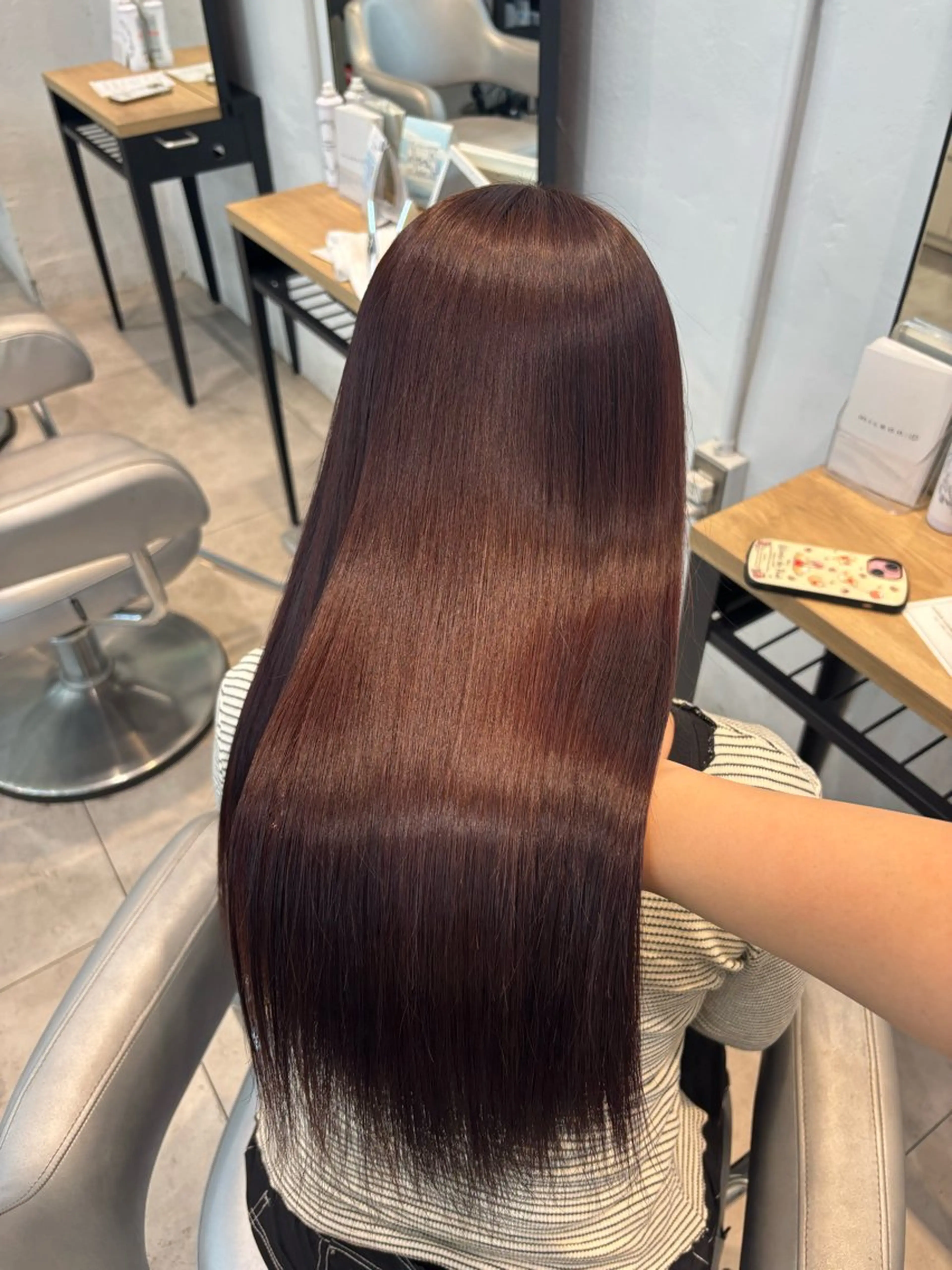 ロング カラー ヘアカラー 透明感カラー/ネイル hiroka🩰🎀のネイルデザイン