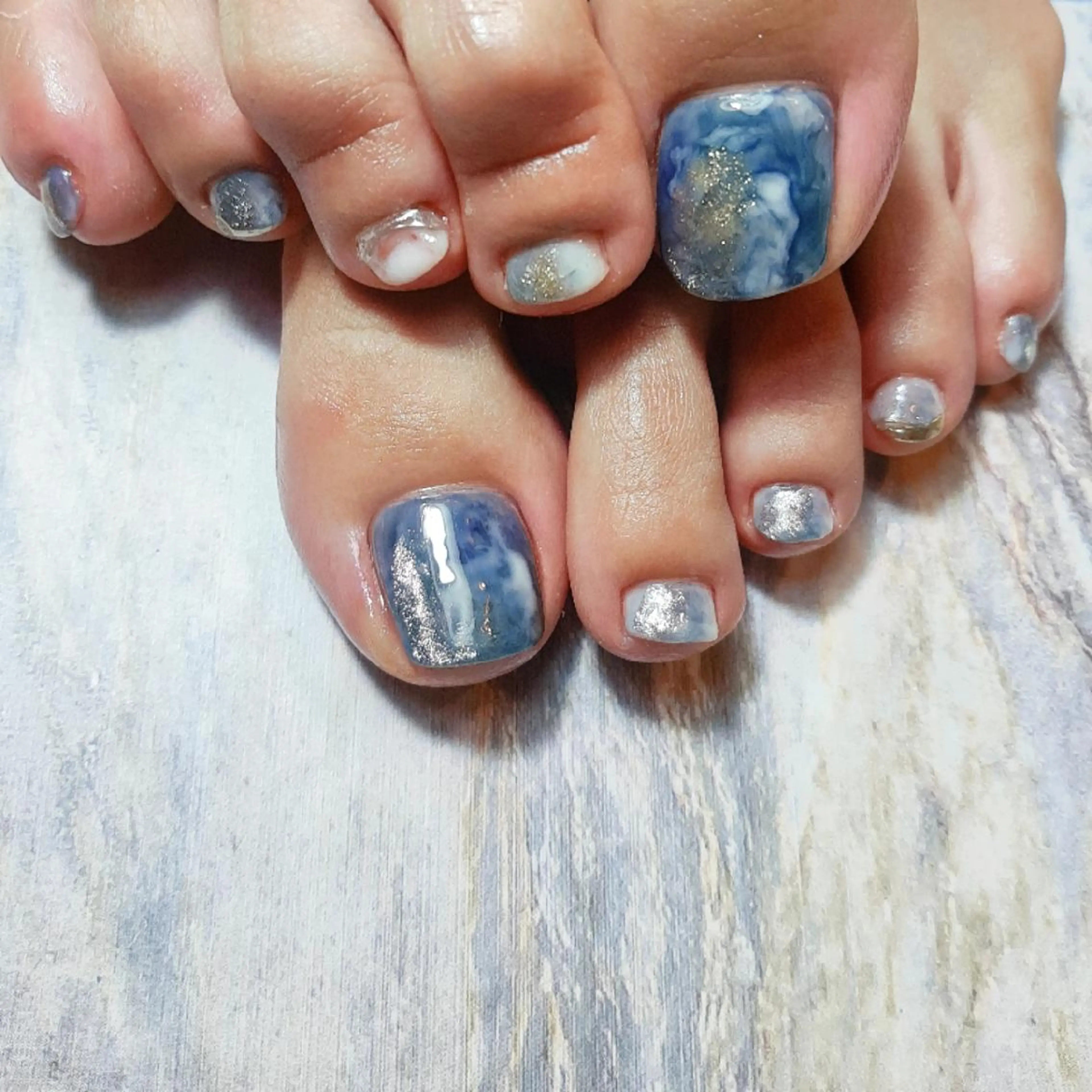 ネイル フットネイル マグネットネイル ニュアンスネイル owlnail /持込みデザイン専門のネイルデザイン