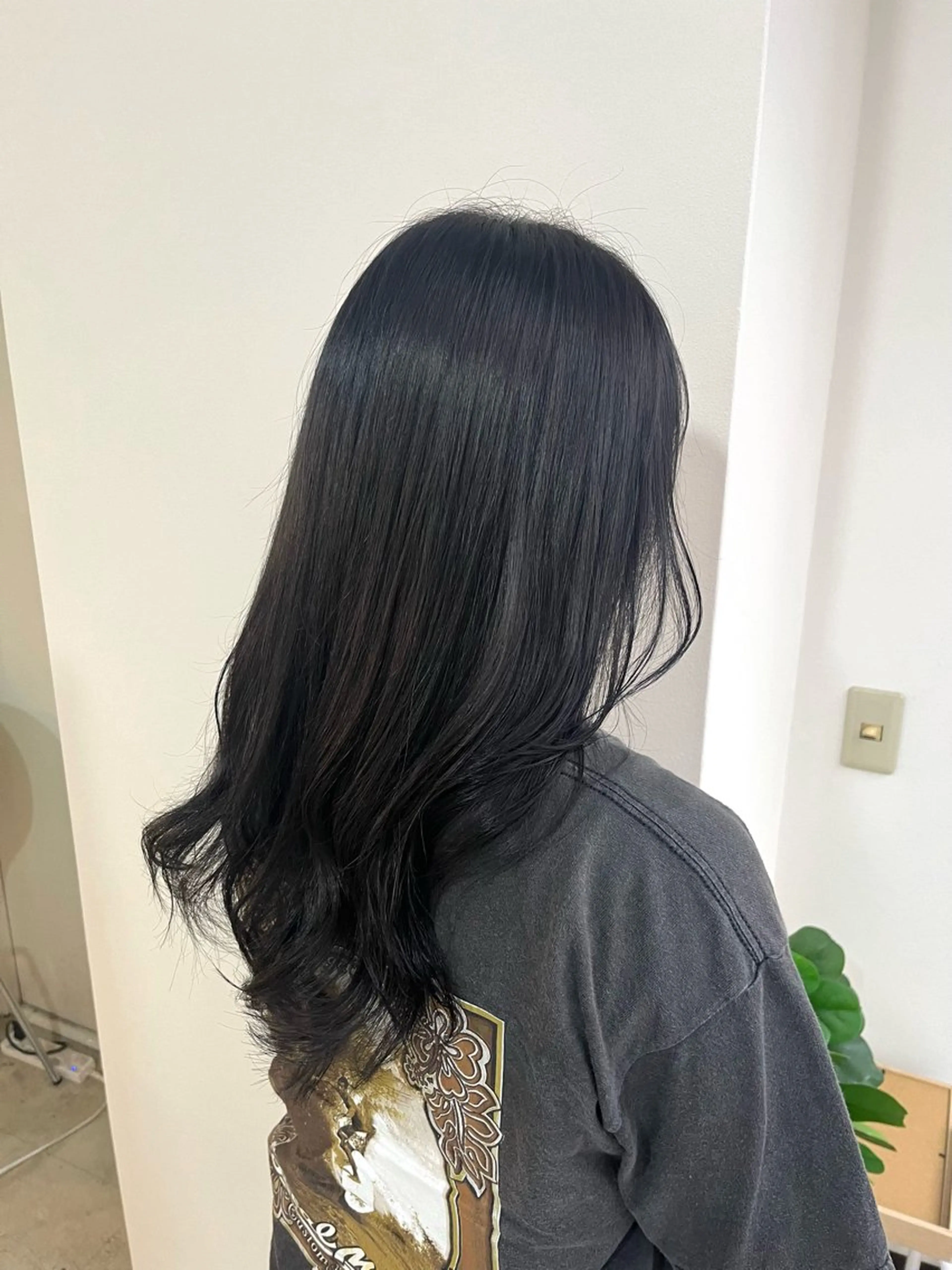 セミロング カラー ブリーチ 透明感カラー ダブルカラー ブリーチなしカラー ヘアカラー Sherry/R 三川町　山本なつみのヘアスタイル