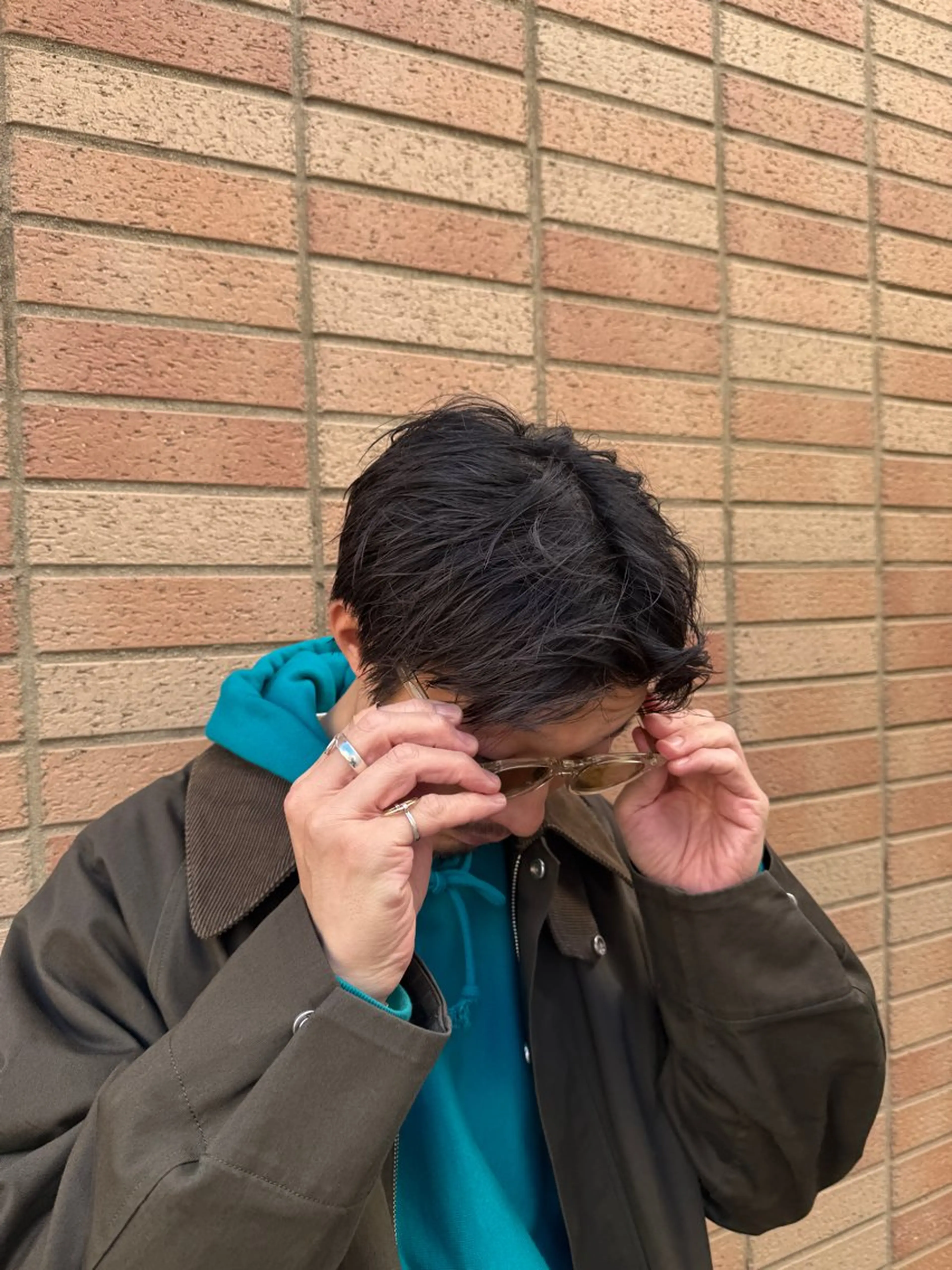 ショート メンズ カット casi所属・メンズパーマ／ボブ 星本広海のヘアスタイル