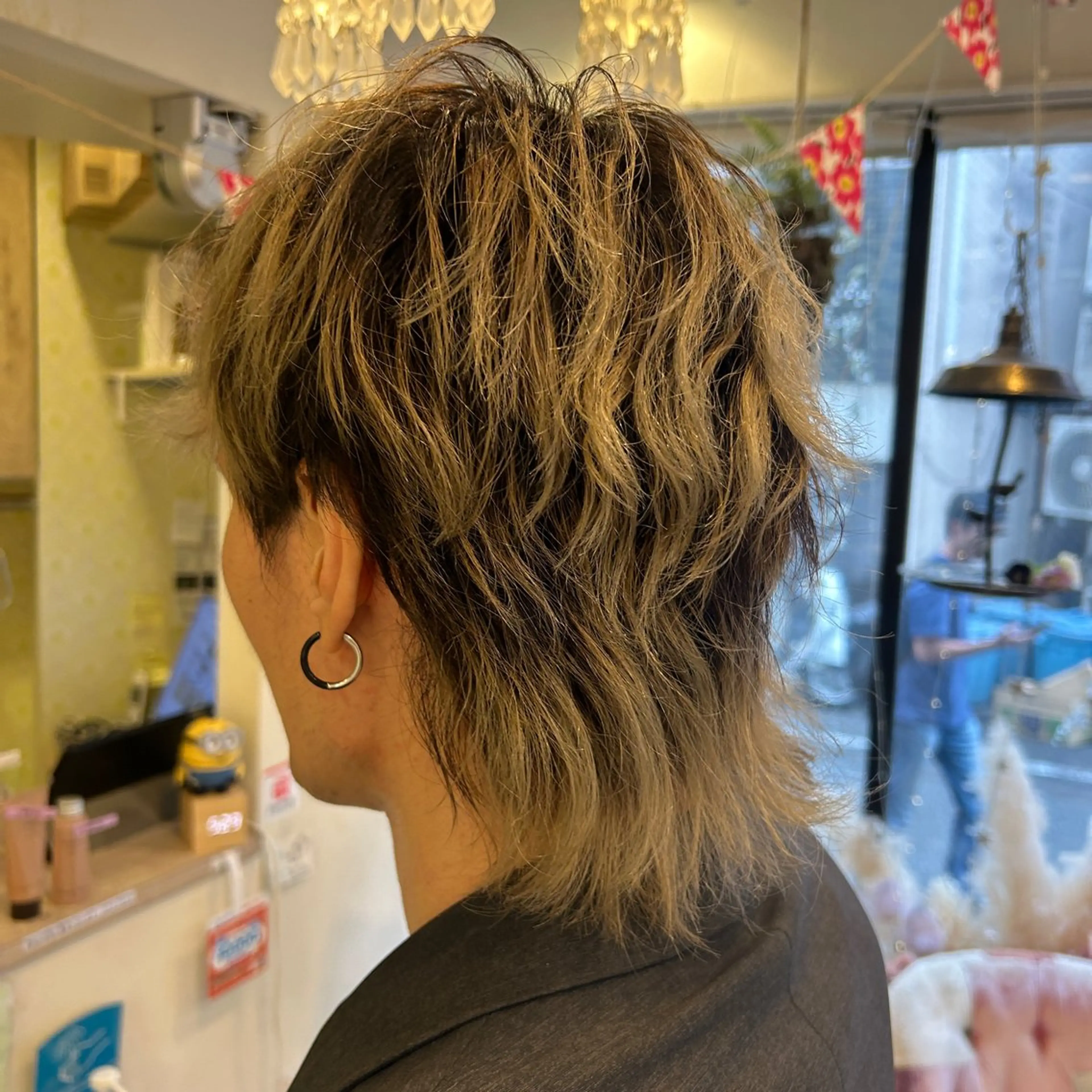 メンズ ブリーチなしカラー 野々花🩰のヘアスタイル
